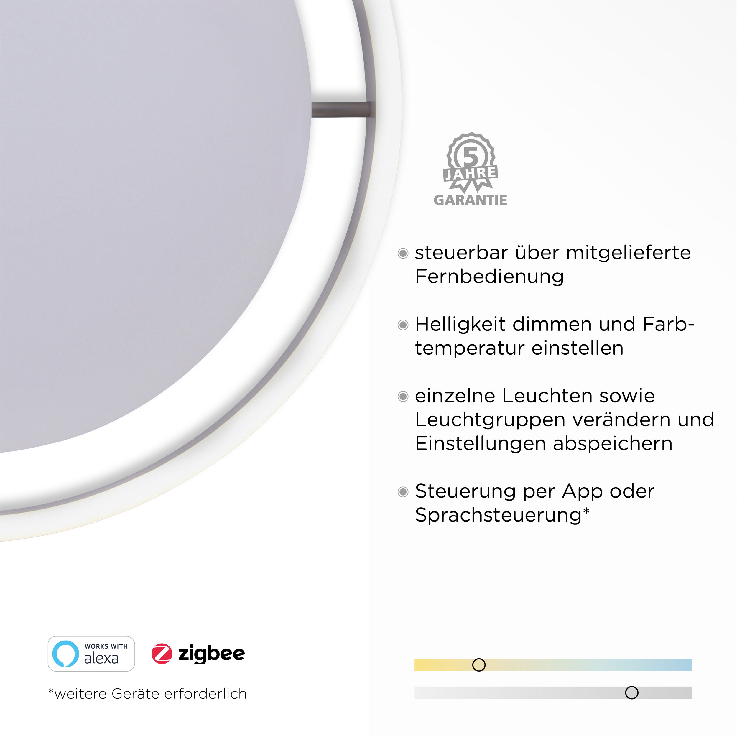 Paul Neuhaus LED-Deckenleuchte 1flg image number 4