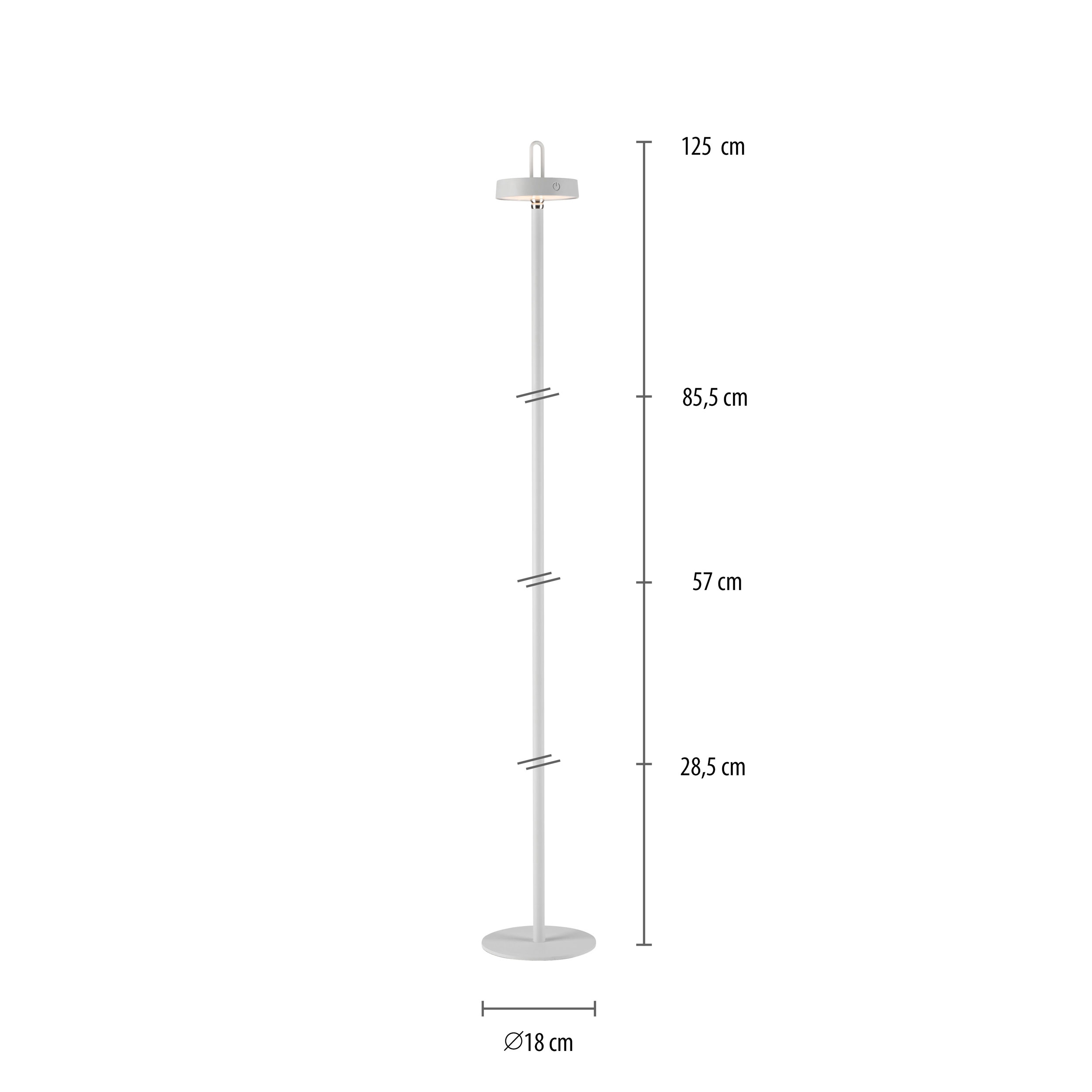 LED-Akku-Stehleuchte 1flg image number null