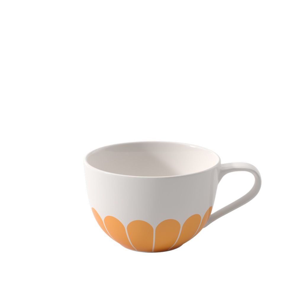 Villeroy & Boch Milchkaffee-Tasse gelb Keramik