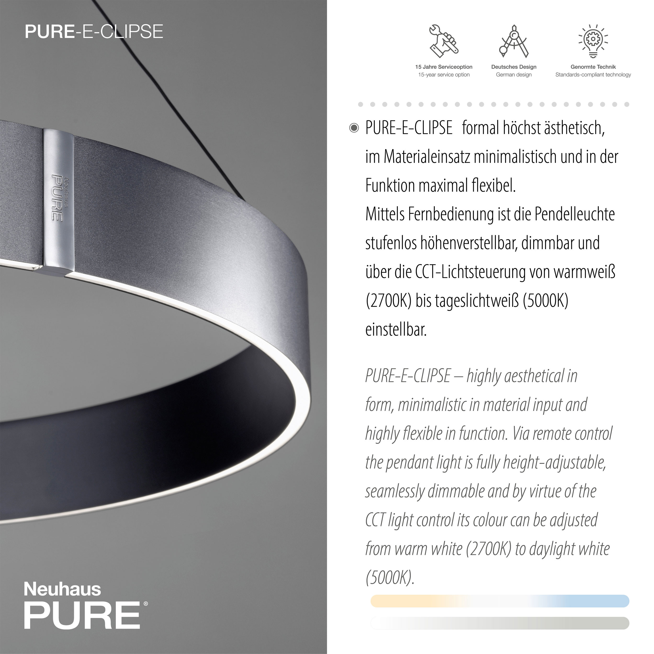 Paul Neuhaus LED-Pendelleuchte 2flg image number 4