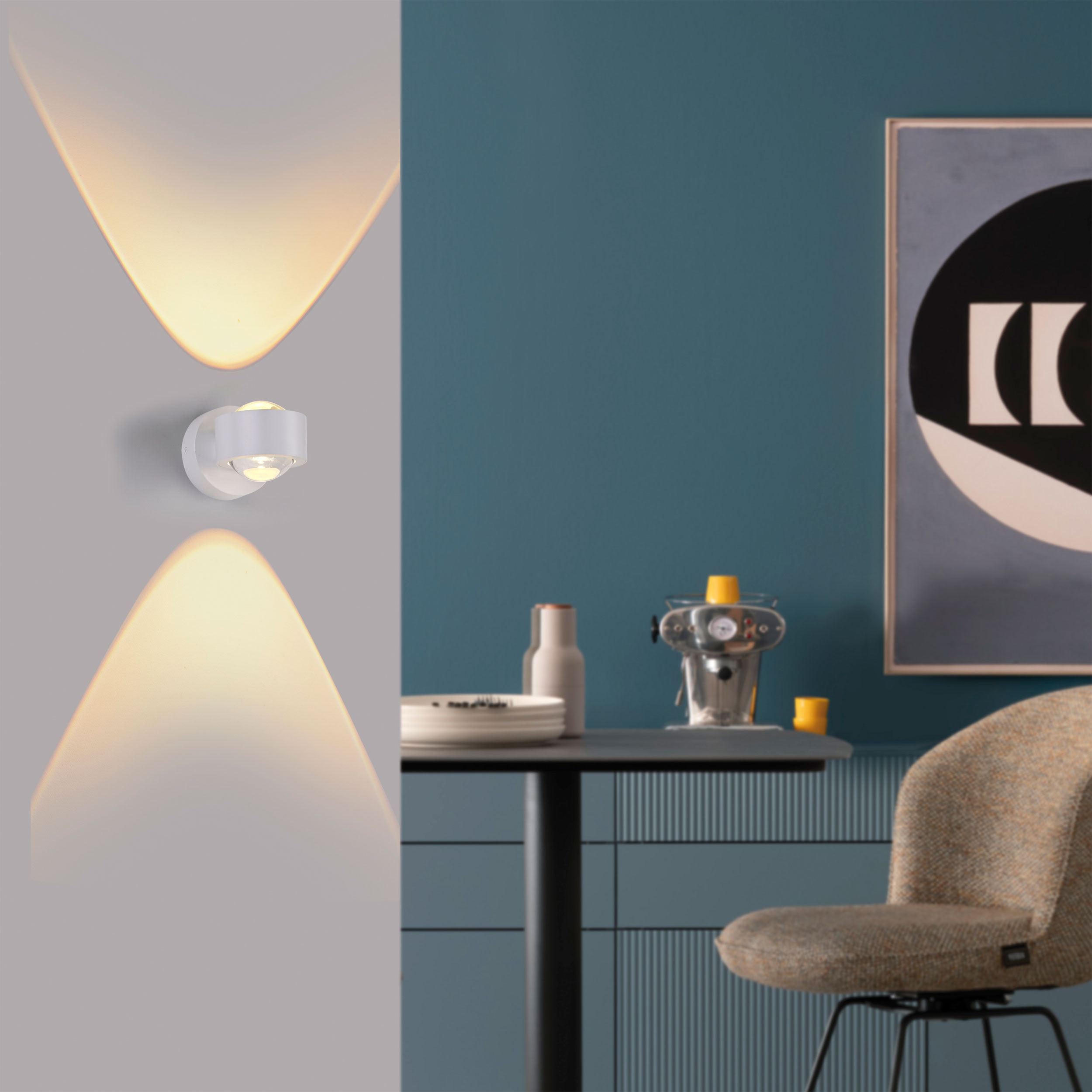 JUST LIGHT LED-Wandleuchte 2flg image number 5