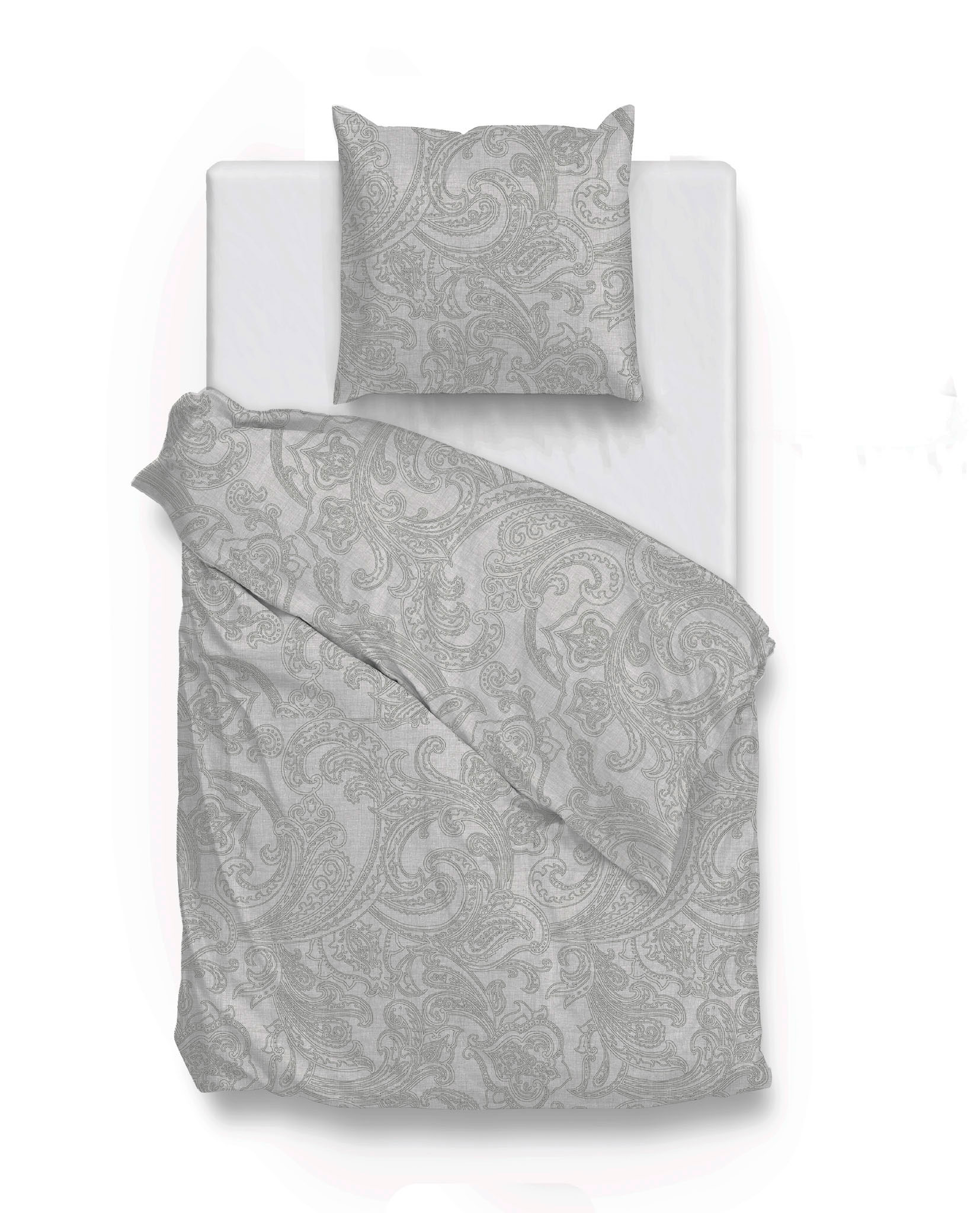 Heckett Baumwoll-Bettwäsche "Paisley" image number 1