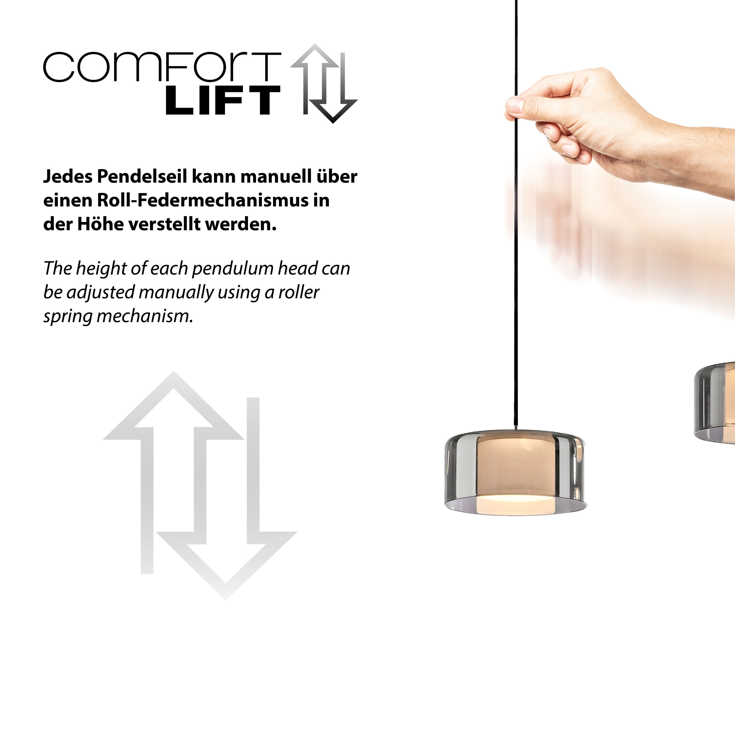 LED-Pendelleuchte 3flg image number null