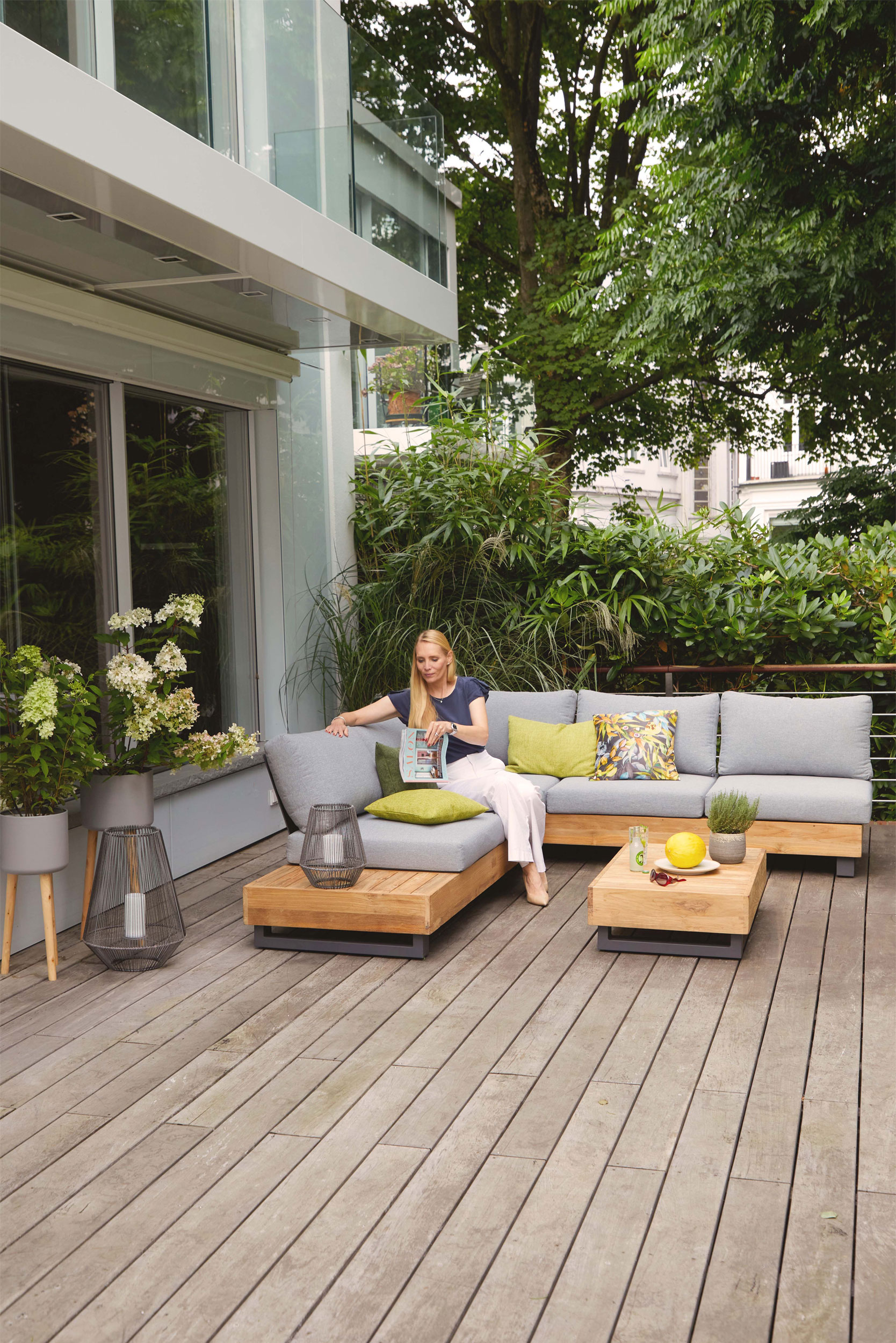 Gartenlounge Set Teak massiv image number null