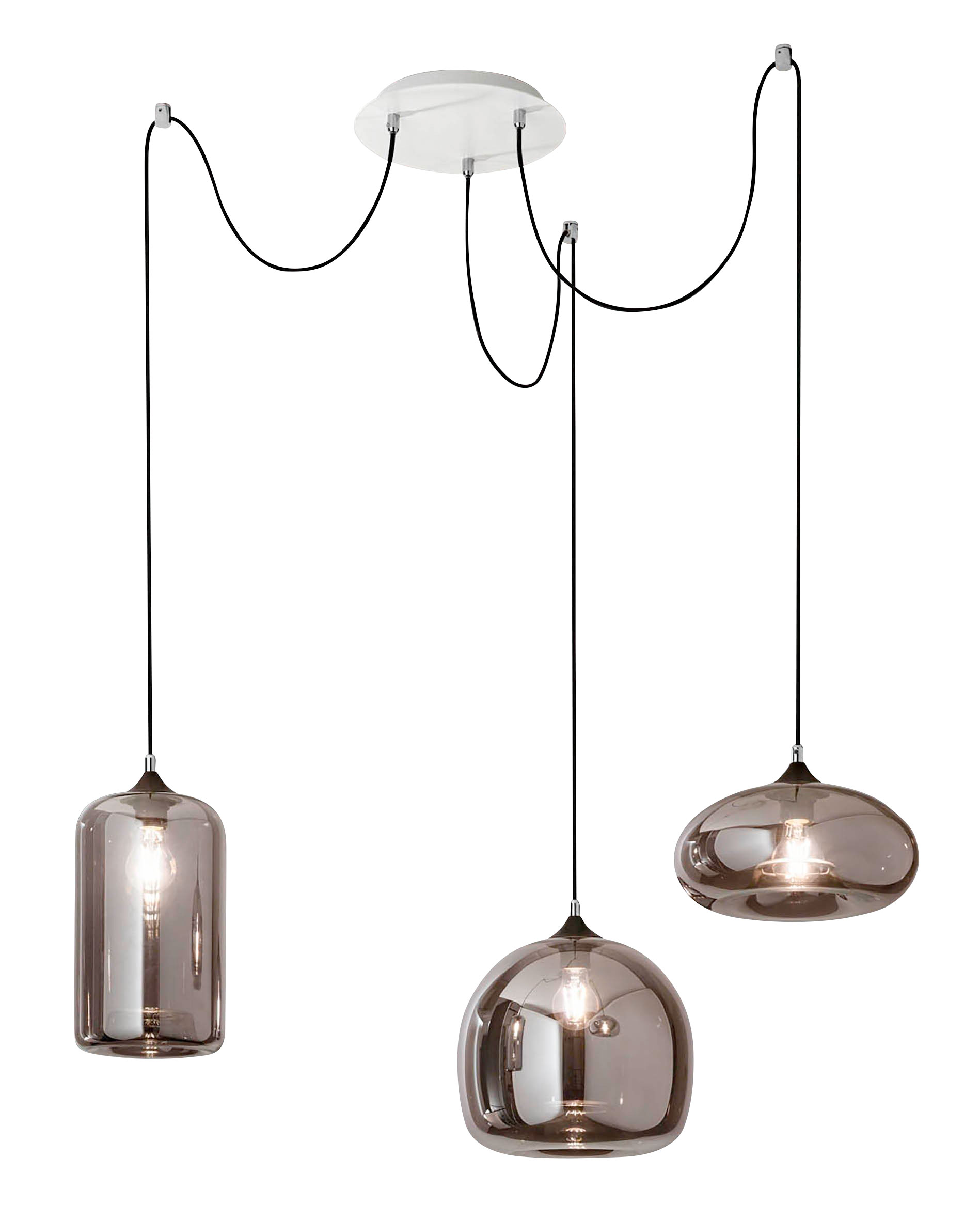 Fabas Luce Pendelleuchte 3flg image number 1