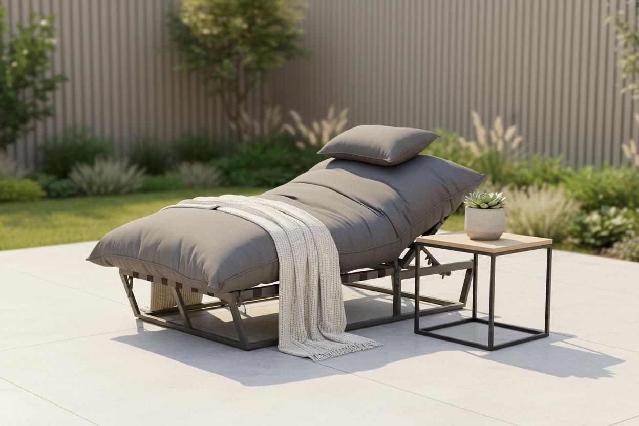 OUTDOOR Sonnenliege mit Cover image number 2