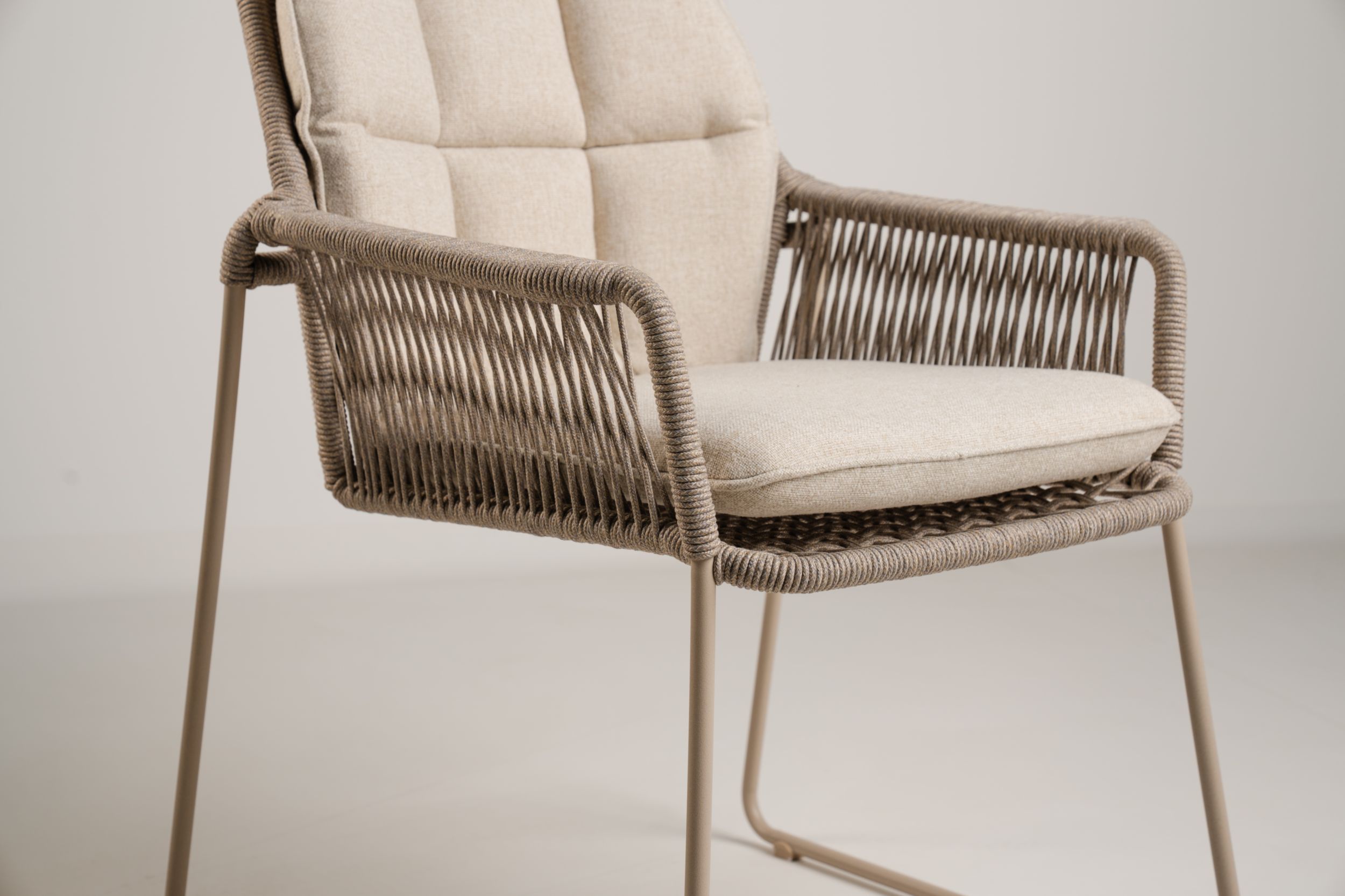 TIERRA OUTDOOR Rivera Dining  Chair Champagne image number 2