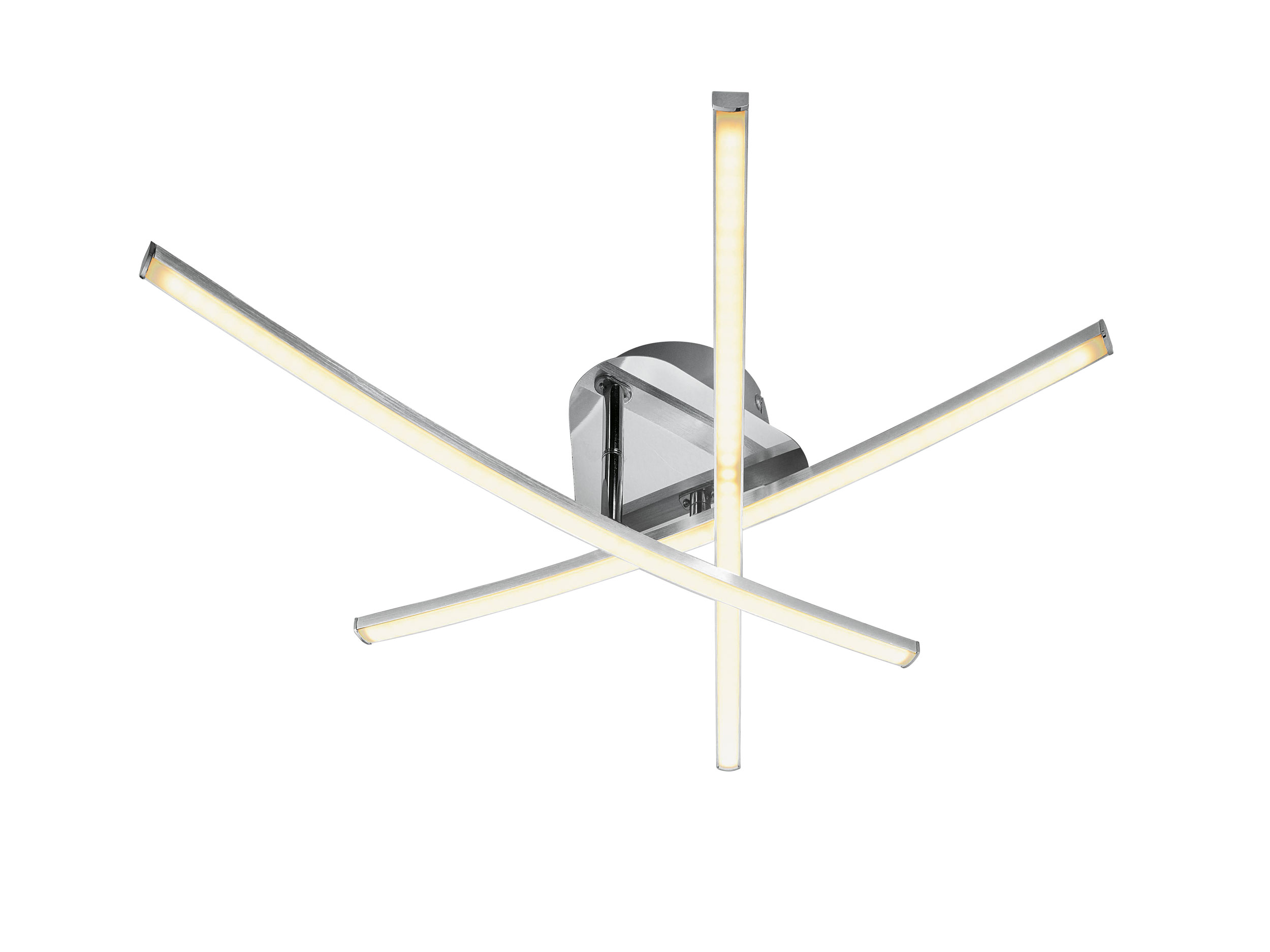 Casa NOVA LED-Deckenleuchte Corner, 64x64 Cm, 2-flammig, Weiß | Modernes Licht Für Wohnzimmer & Flur