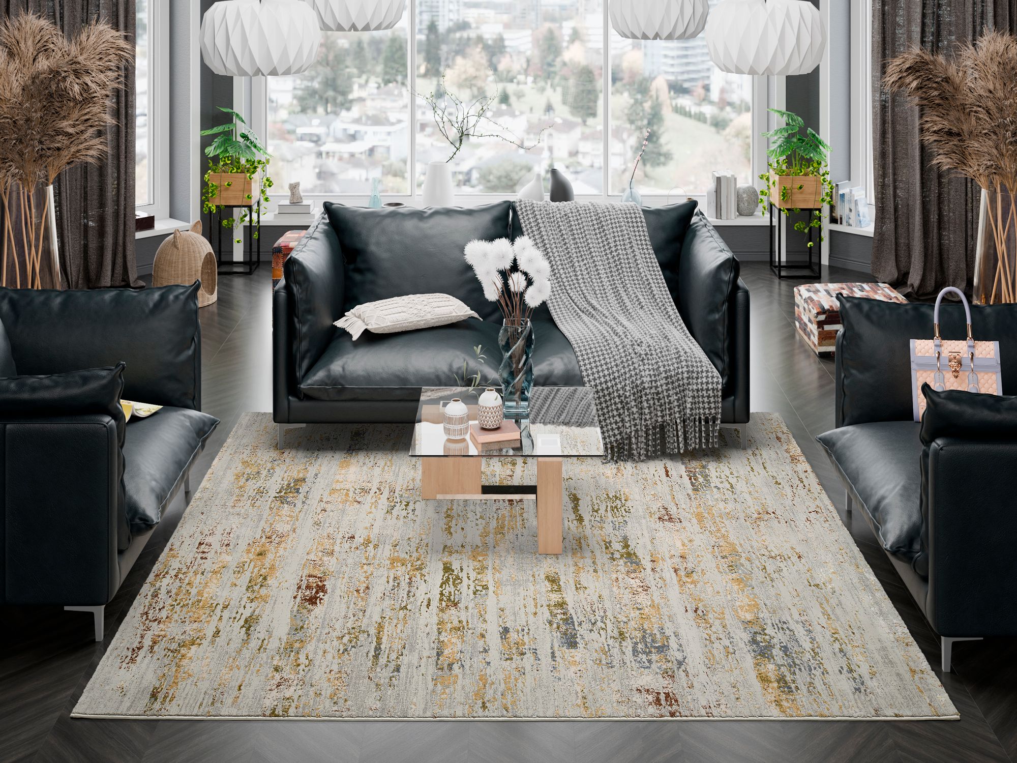 Moderner Webteppich image number 2