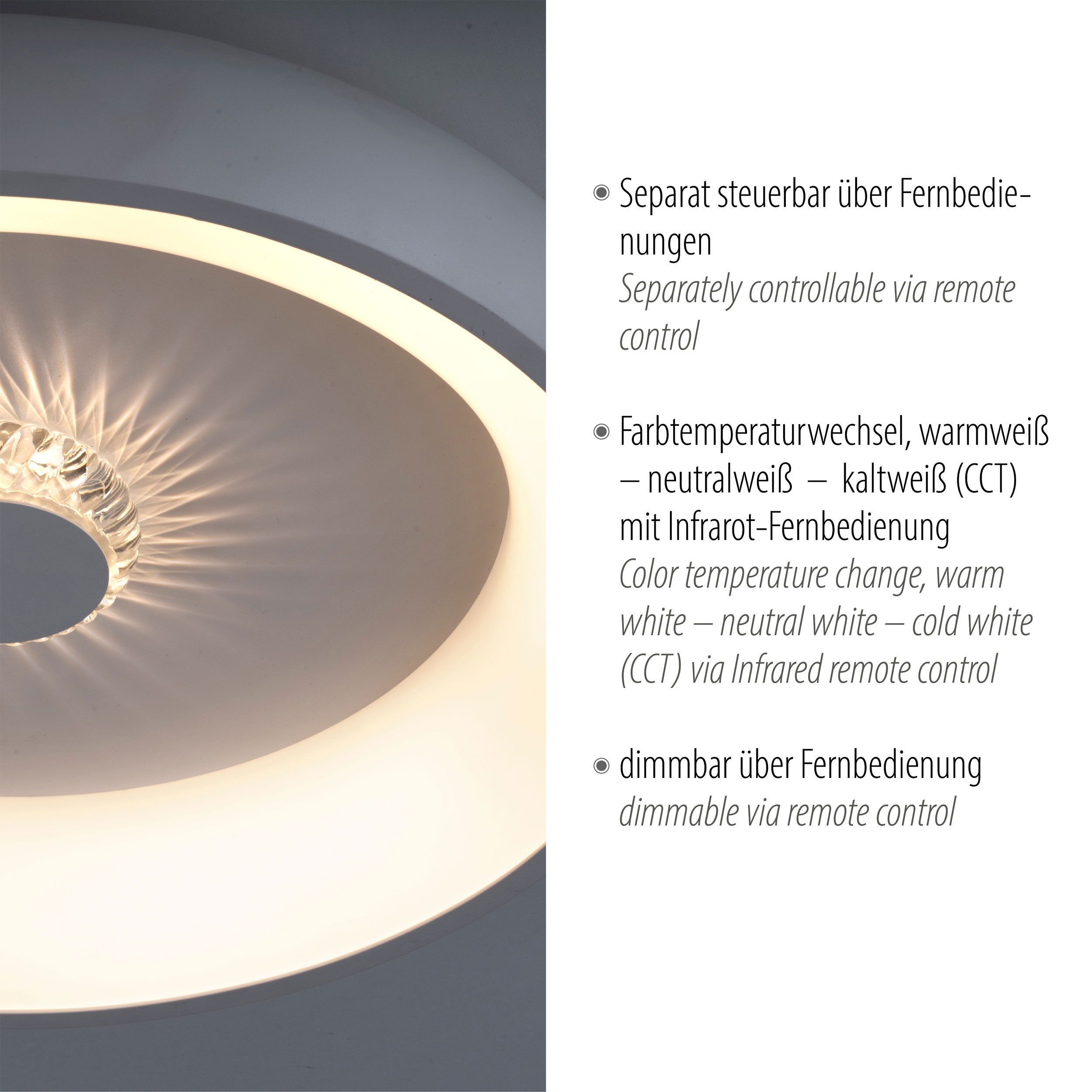 LED-Deckenleuchte 1flg image number null