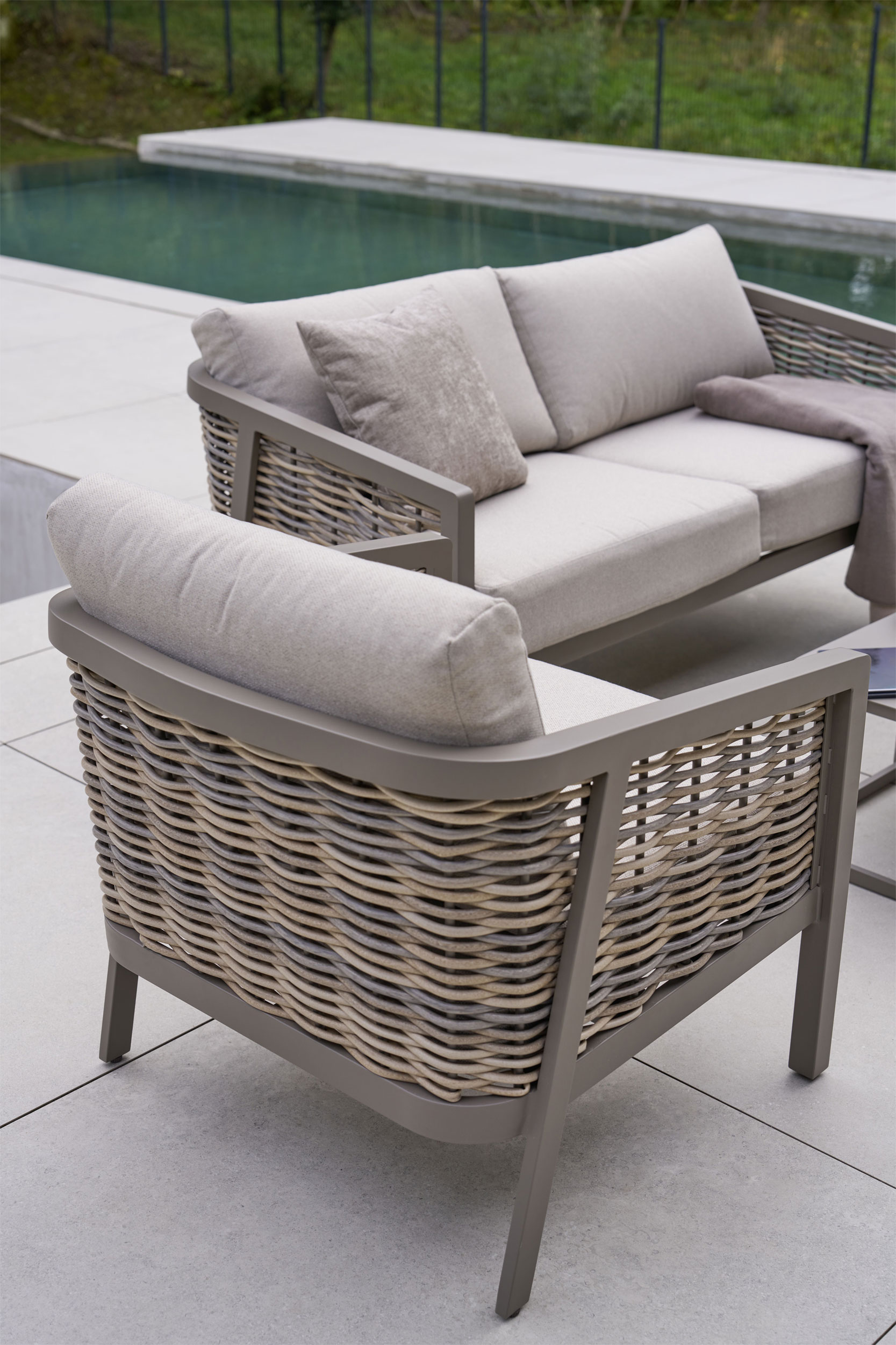 Gartensofa-Set 5 tlg. image number null