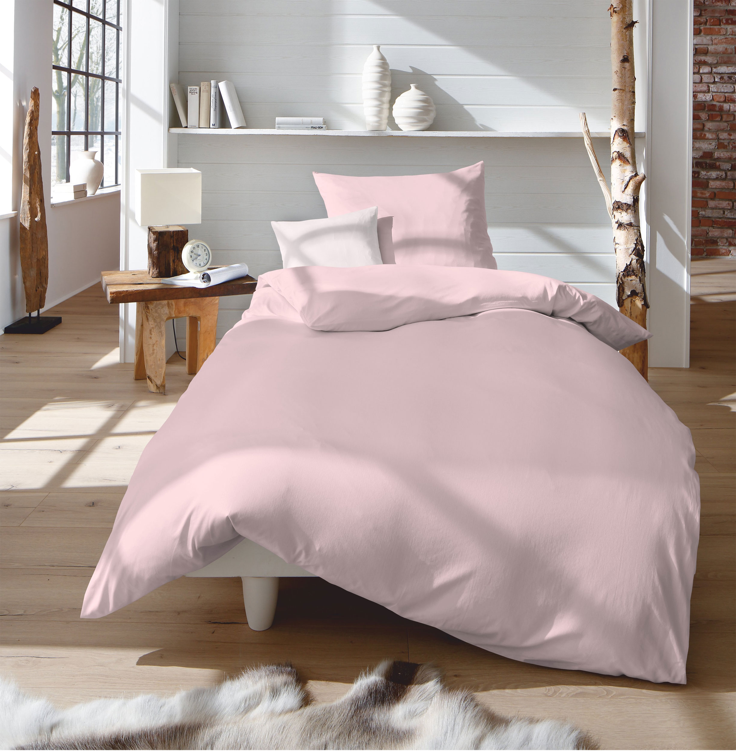Uni-Satin-Nackenrollenbezug image number null