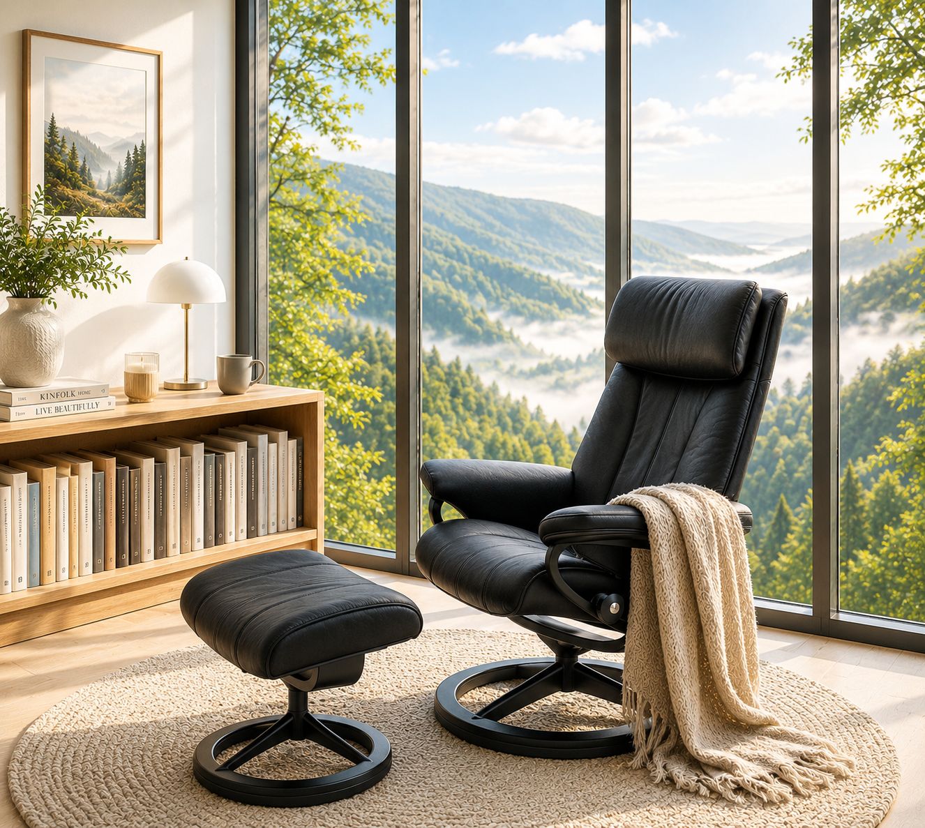 Stressless Sessel mit Hocker image number 2
