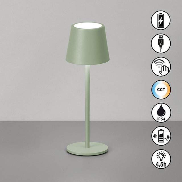 FH Lighting LED-Akku-Tischleuchte image number 2