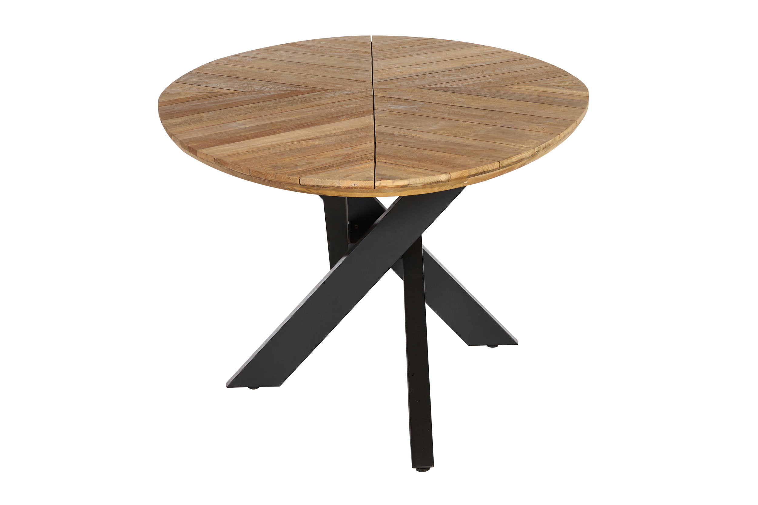 Gartentisch Teak Oval X-Fuß image number null