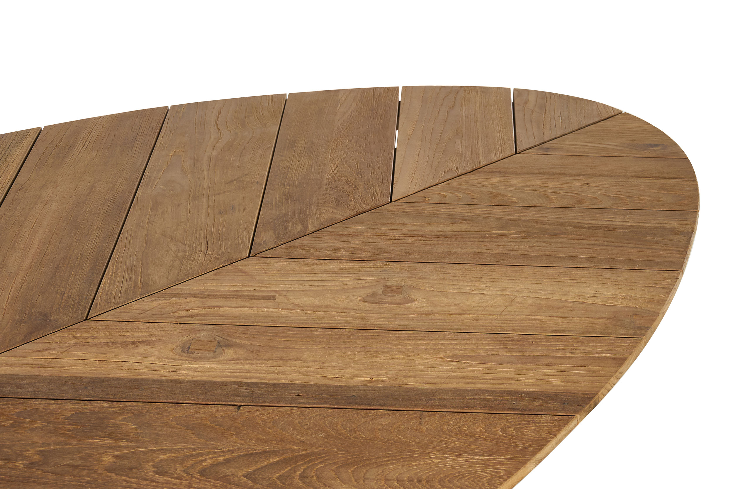 Gartentisch Teak Oval X-Fuß image number null