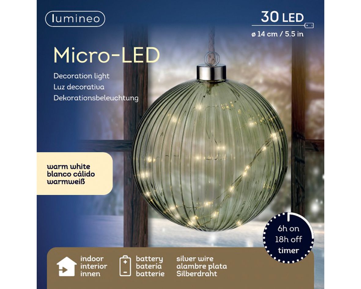Lumineo LED Kugel 14cm image number 4