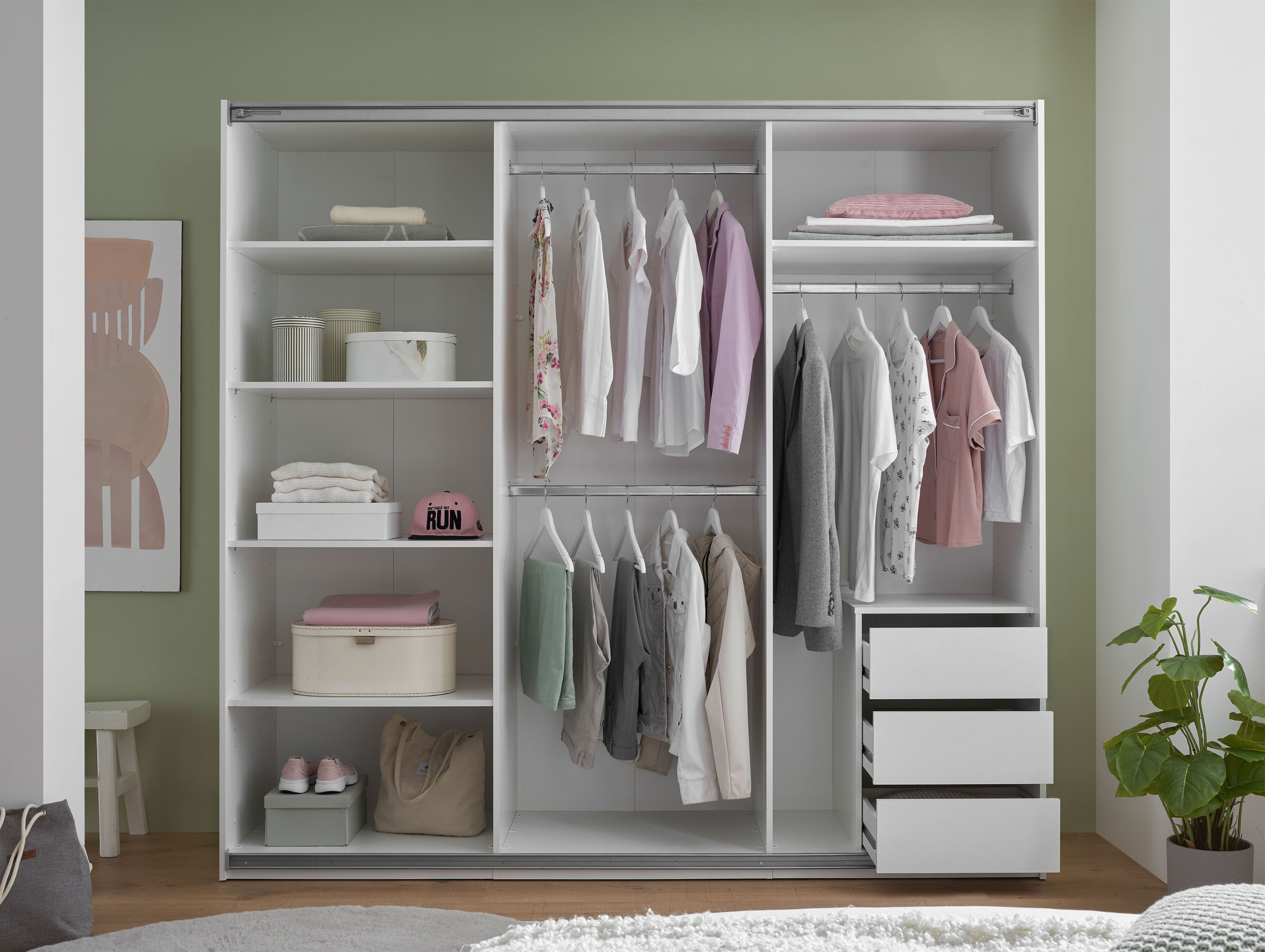 Schwebet&uuml;renschrank 3-trg. image number 5