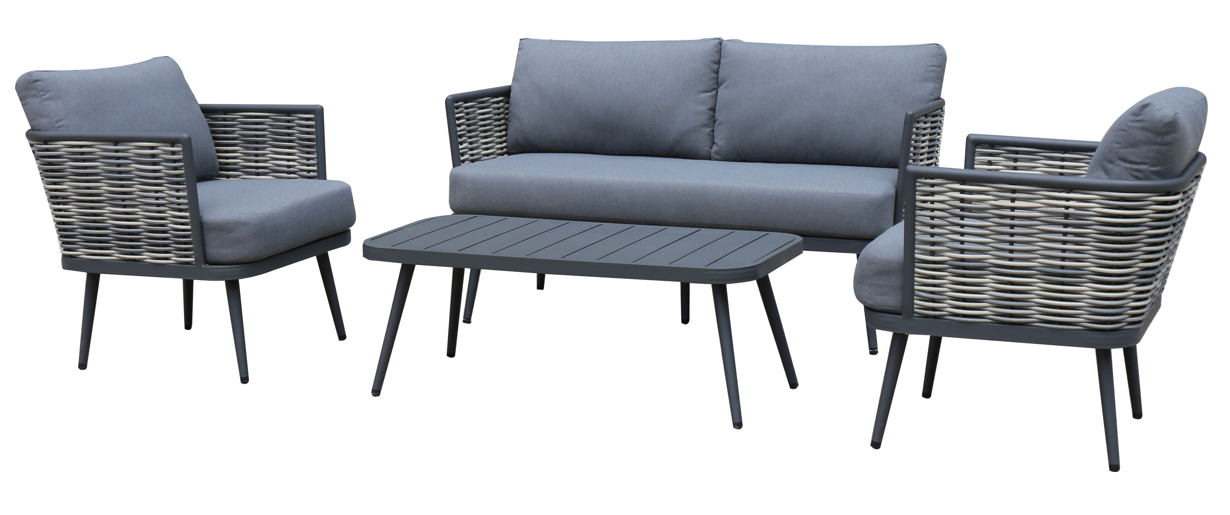 Gartenlounge Alu 4-teilig image number null