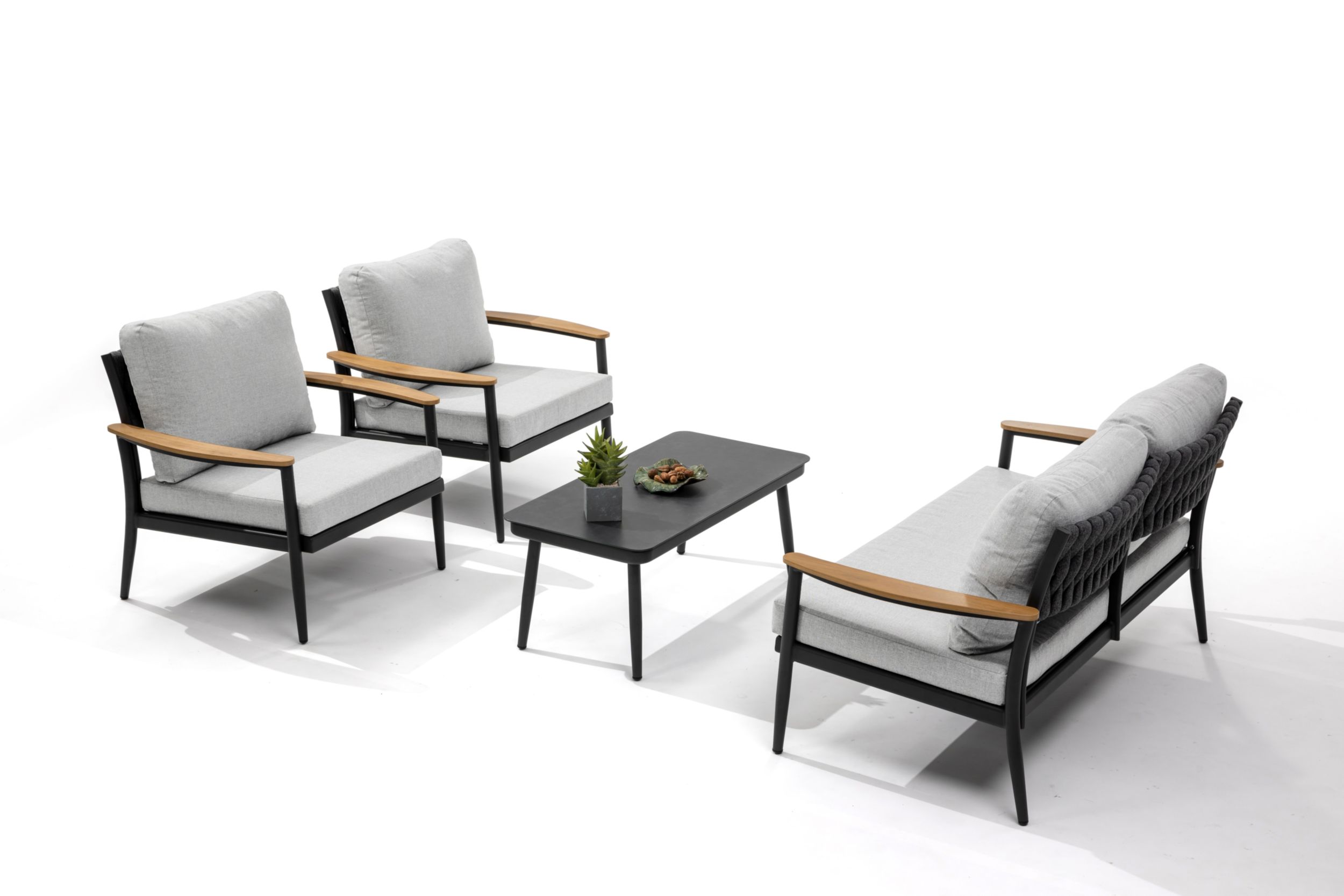 OUTDOOR Gartenlounge-Set 4 tlg. image number 2