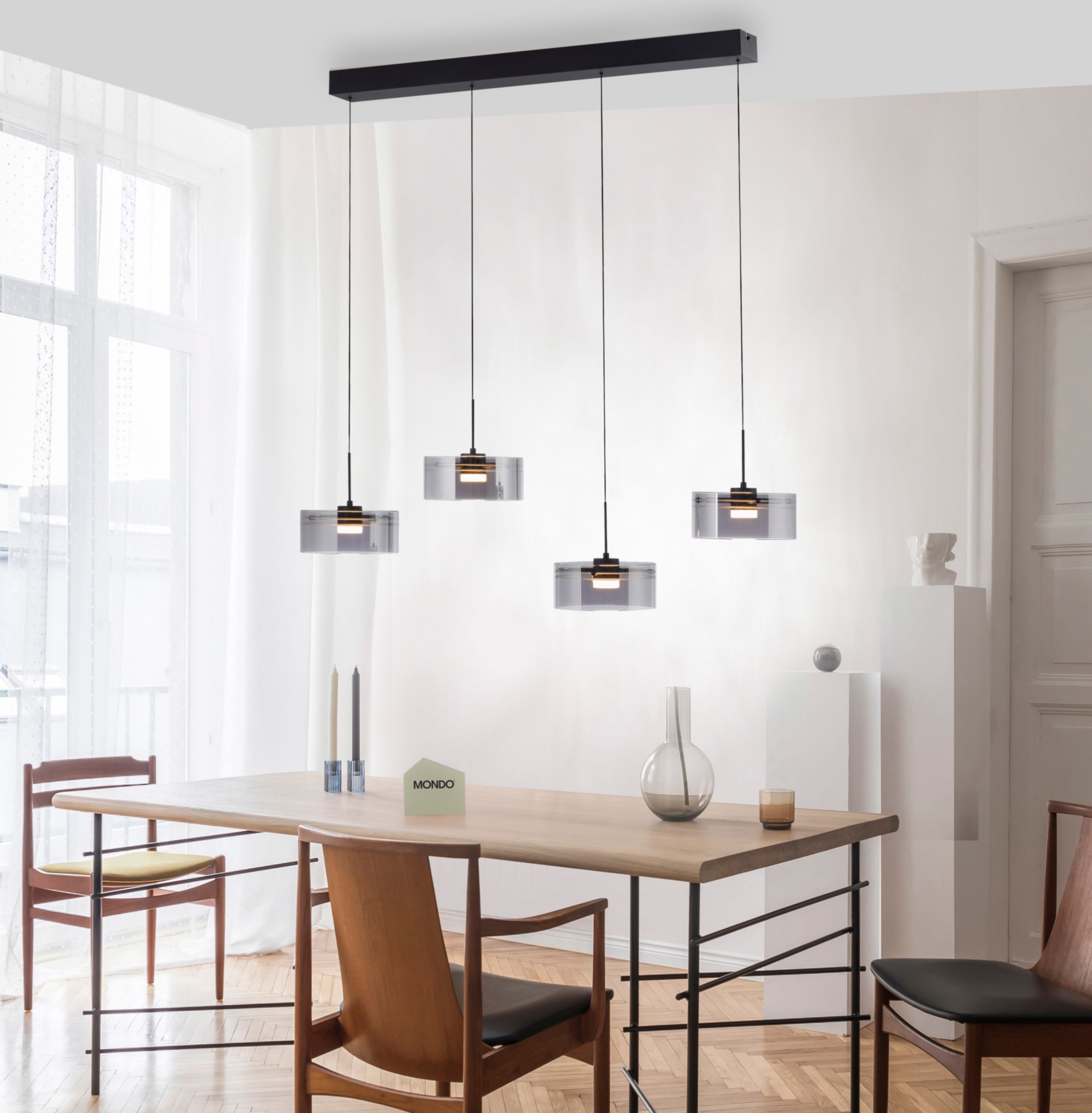 MONDO Mondo LED-Pendelleuchte 4flg image number 5