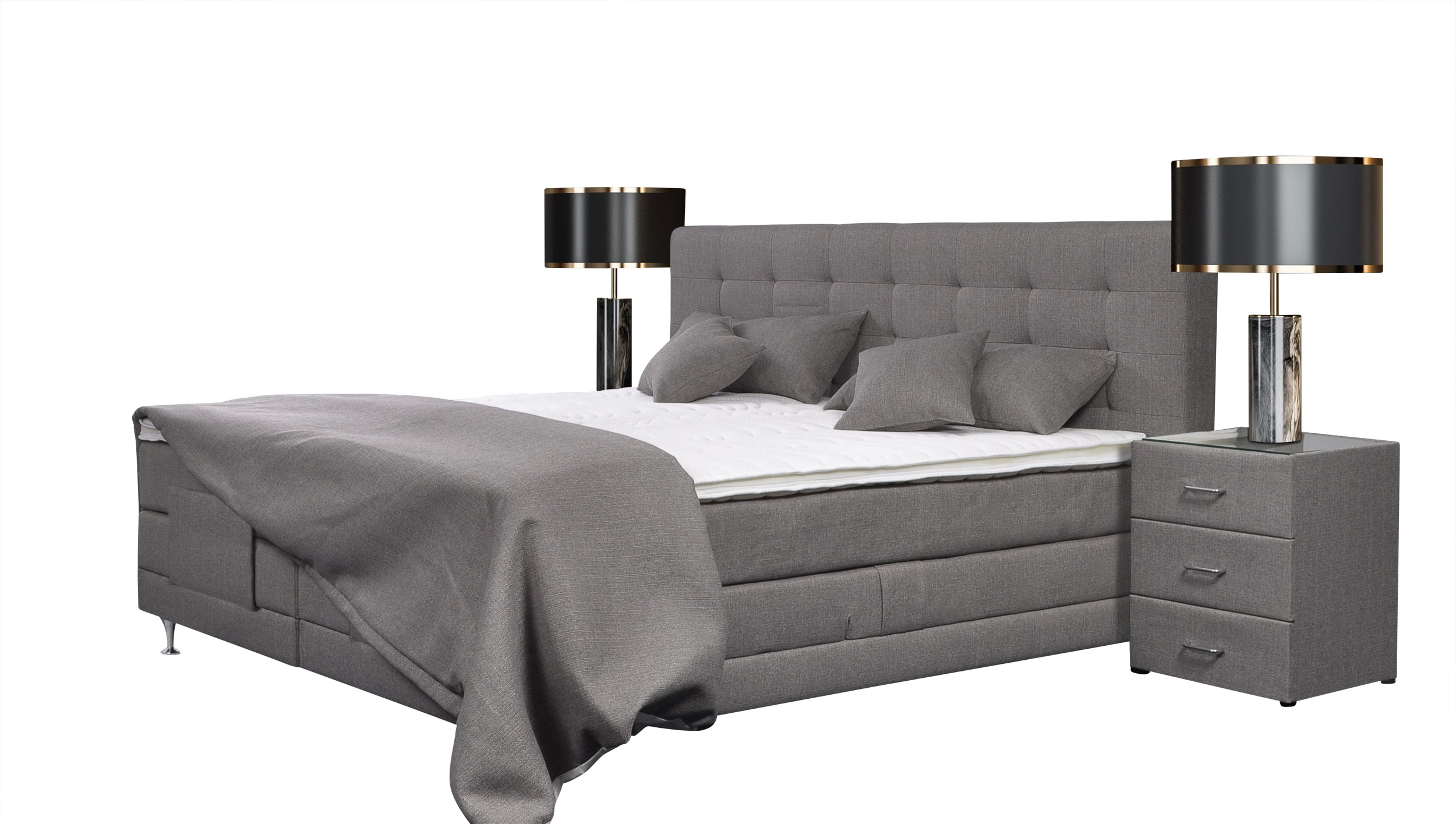 Boxspringbett m. Motor image number null