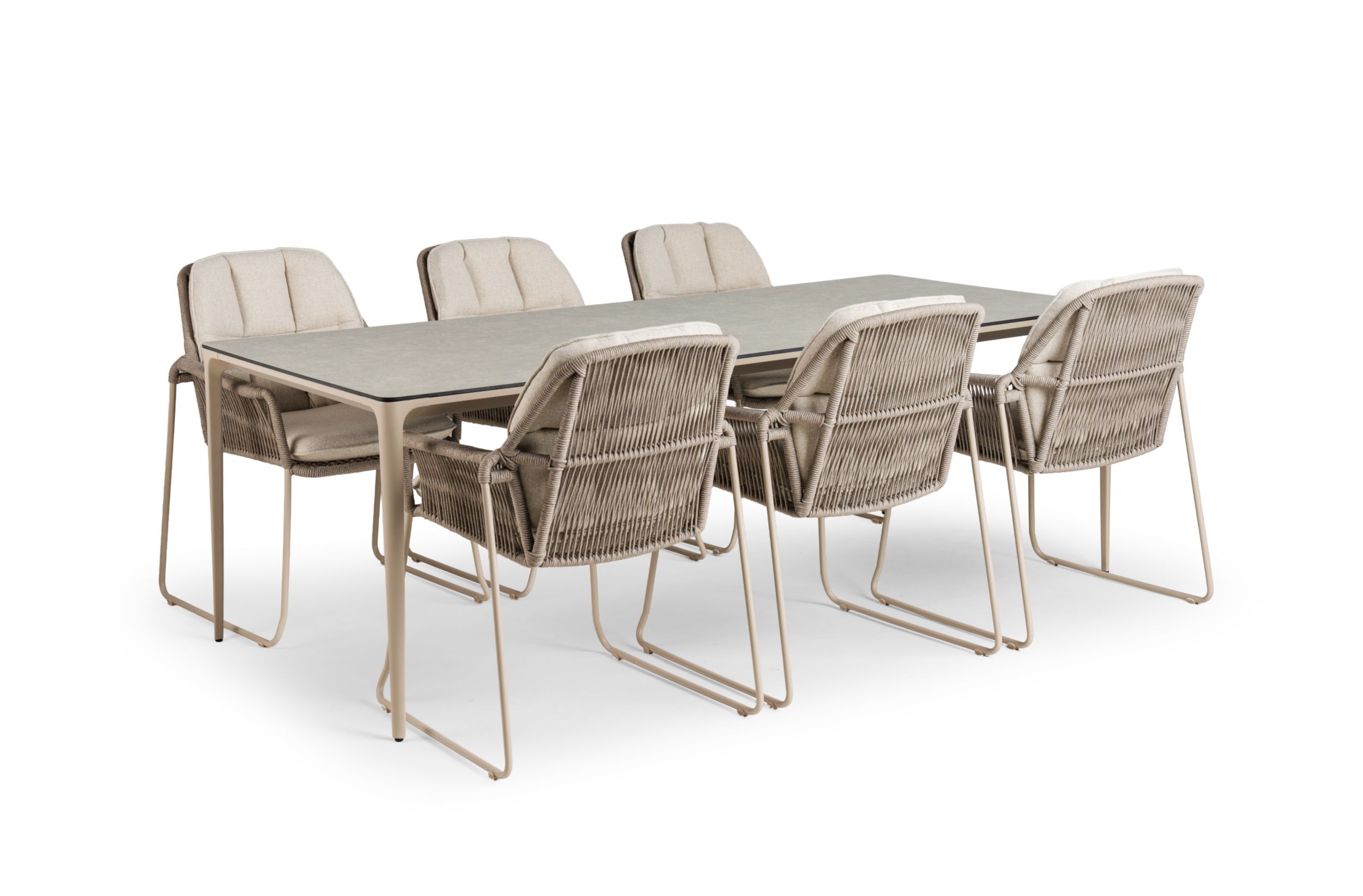 TIERRA OUTDOOR Rivera Dining  Chair Champagne image number 5