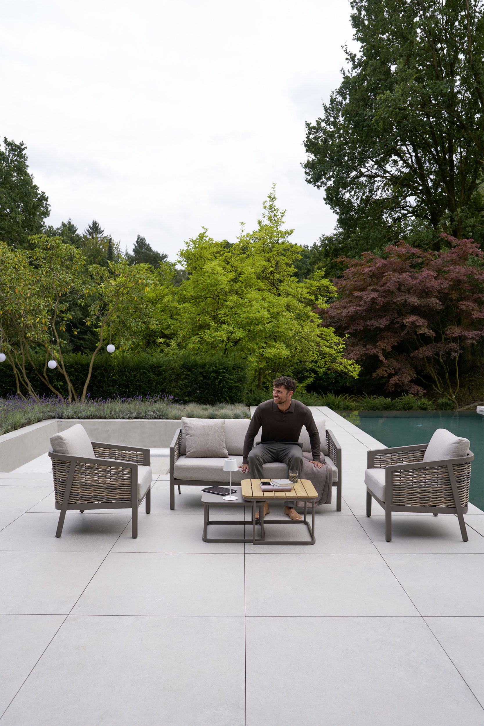 Gartensofa-Set 5 tlg. image number null