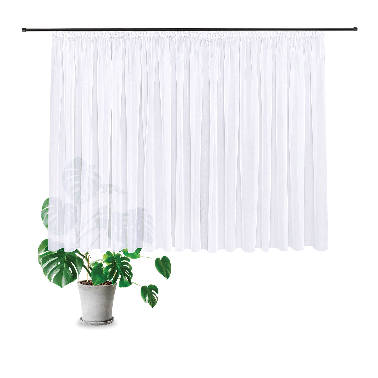 Gerster Store Alina, wei&szlig;, Smokband image number 2