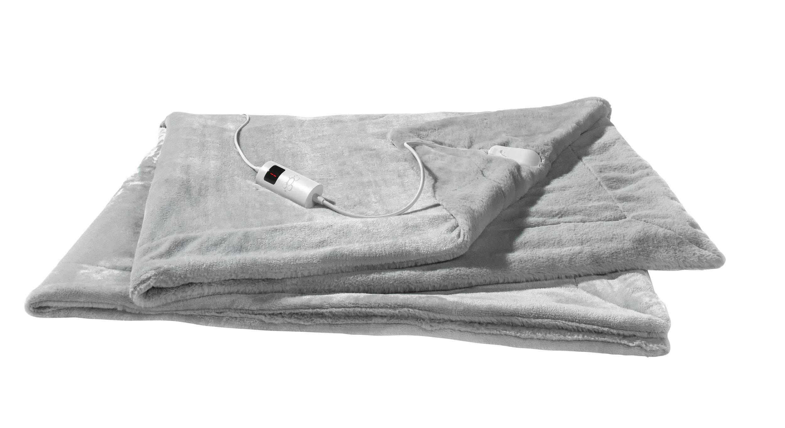 casa NOVA Heizdecke 130x180cm Silber Polyester