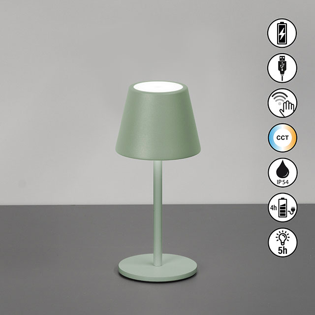 FH Lighting LED-Akku-Tischleuchte 1flg image number 2