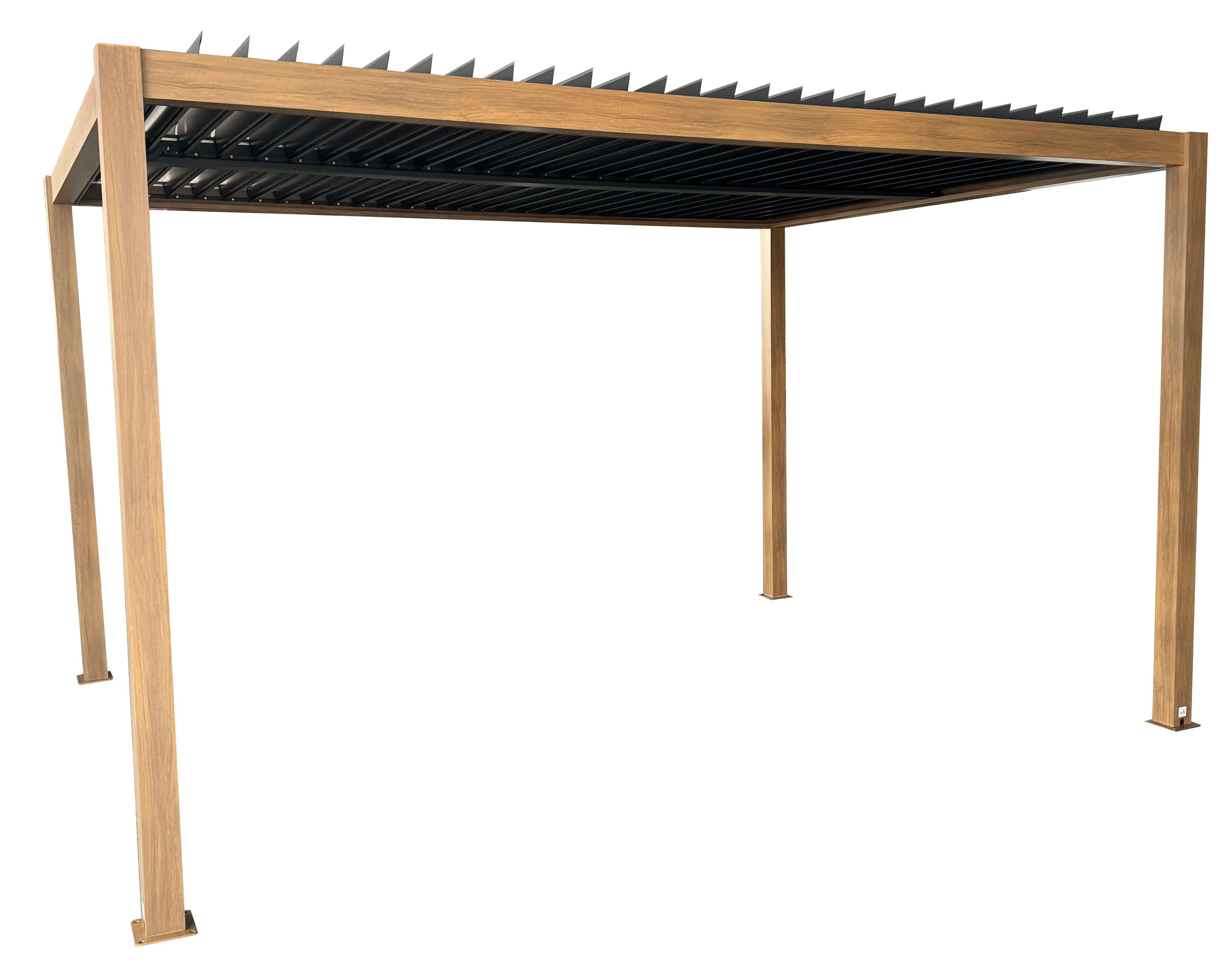 Gartenpavillon 3x4 m Teakoptik image number null