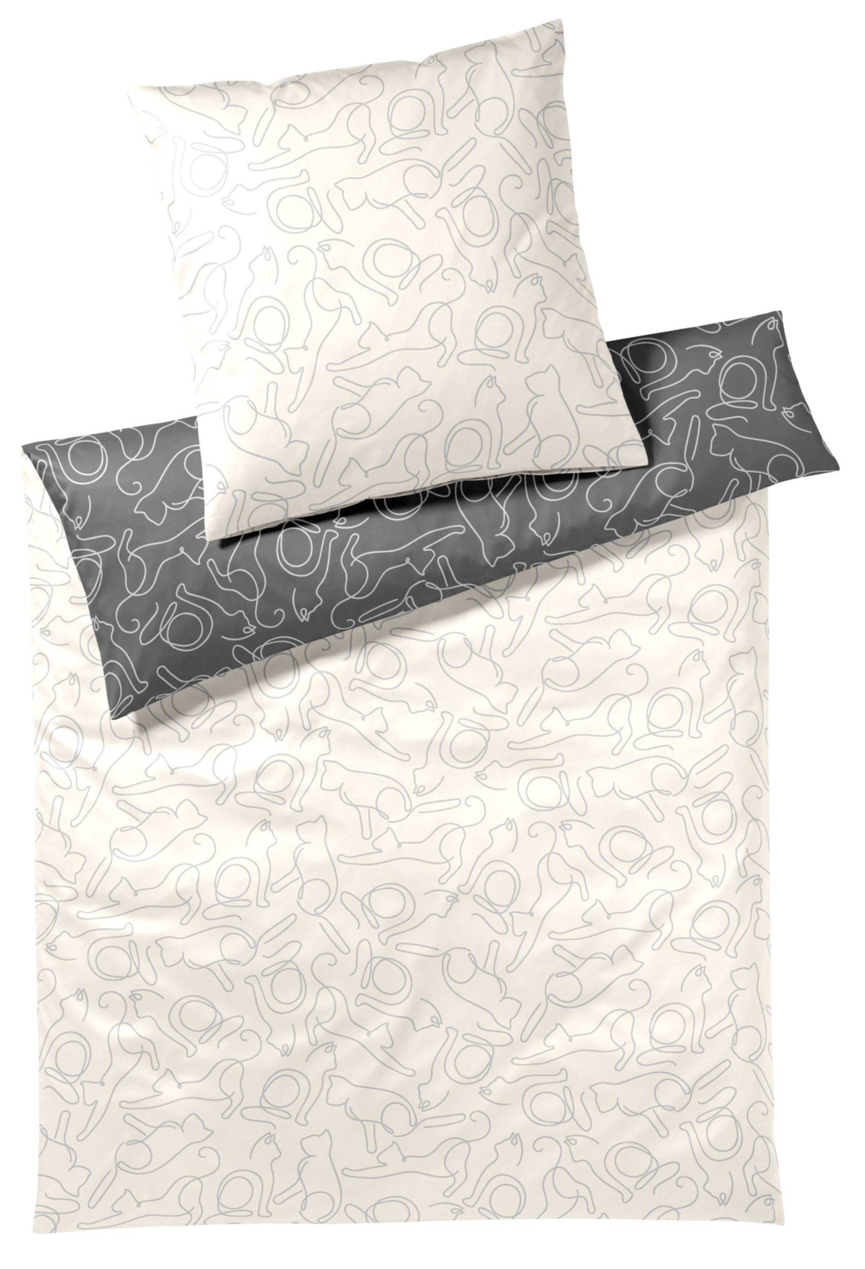 Elegante Mako-Satin-Bettw&auml;sche image number 1