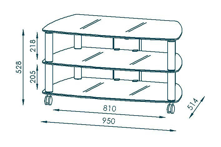 TV- und Hifi-Rack image number null