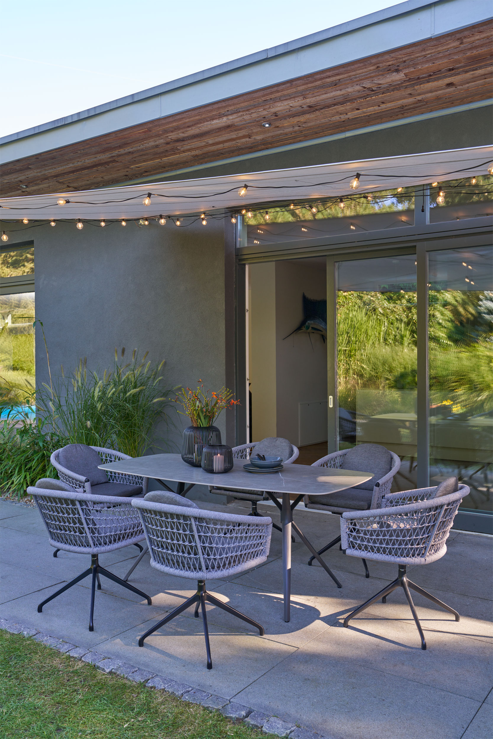 OUTDOOR Gartensessel drehbar Rope image number 2