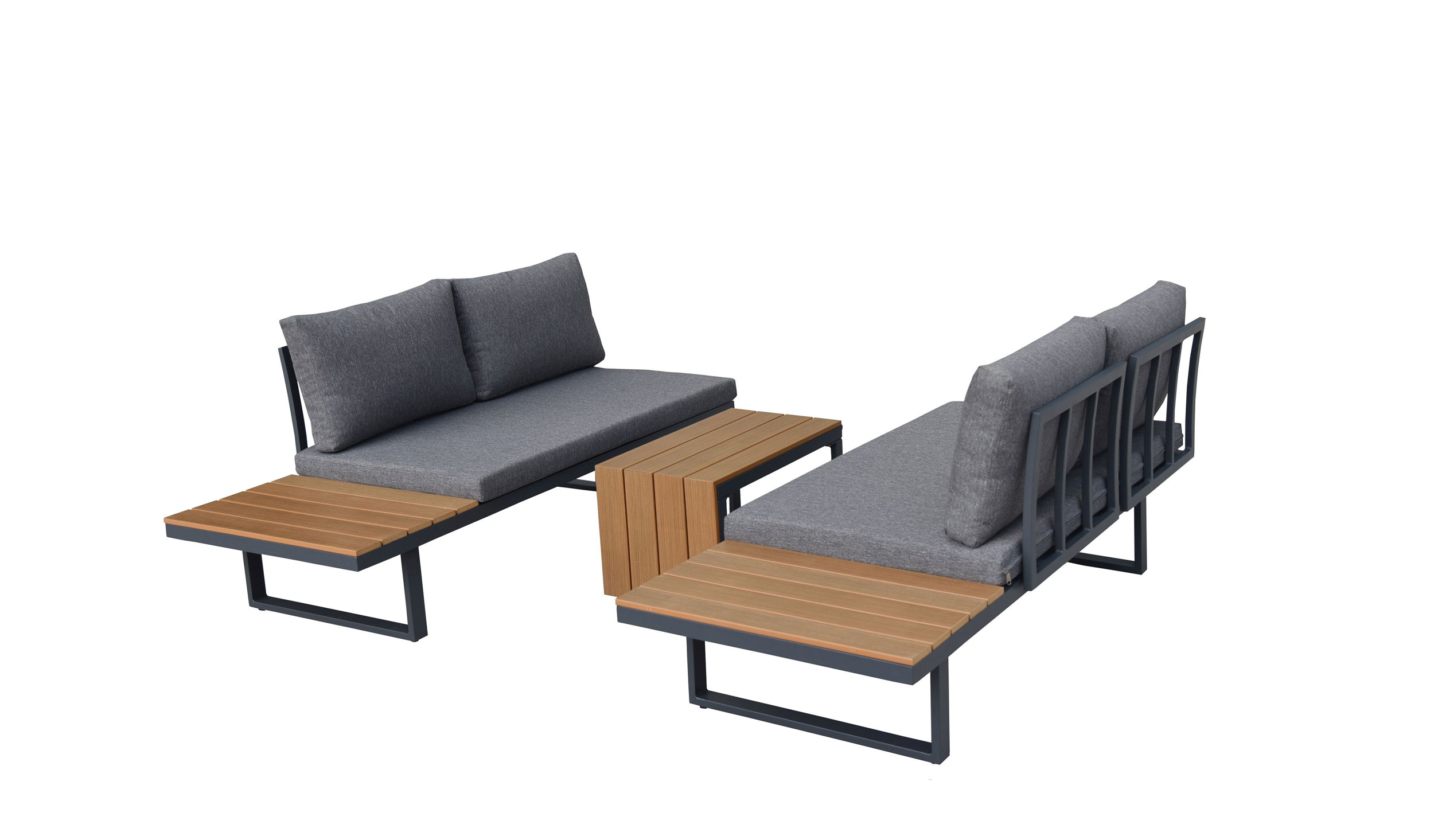 Gartenlounge Alu/Polywood image number null
