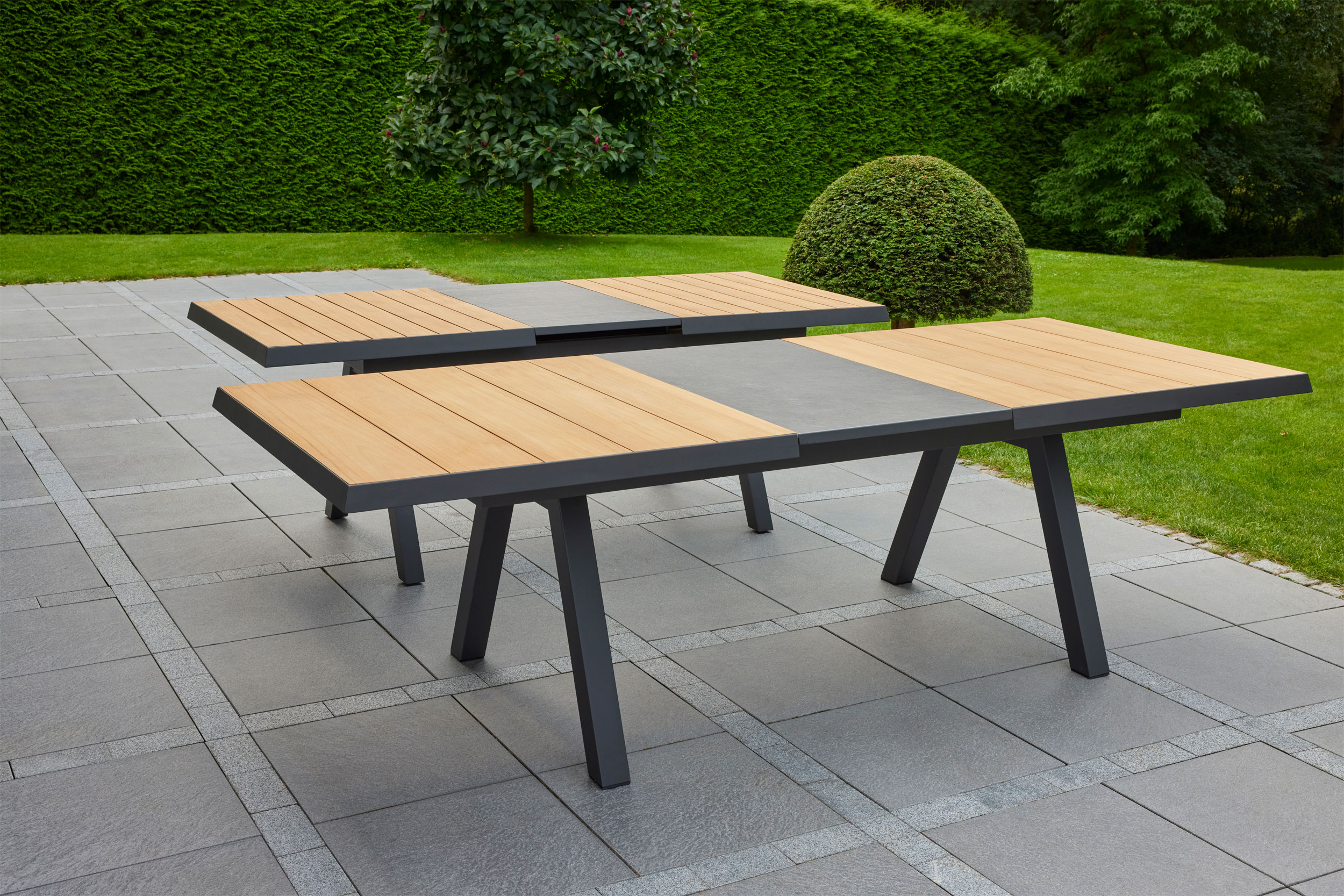 Ausziehtisch Keramik/Teak image number null