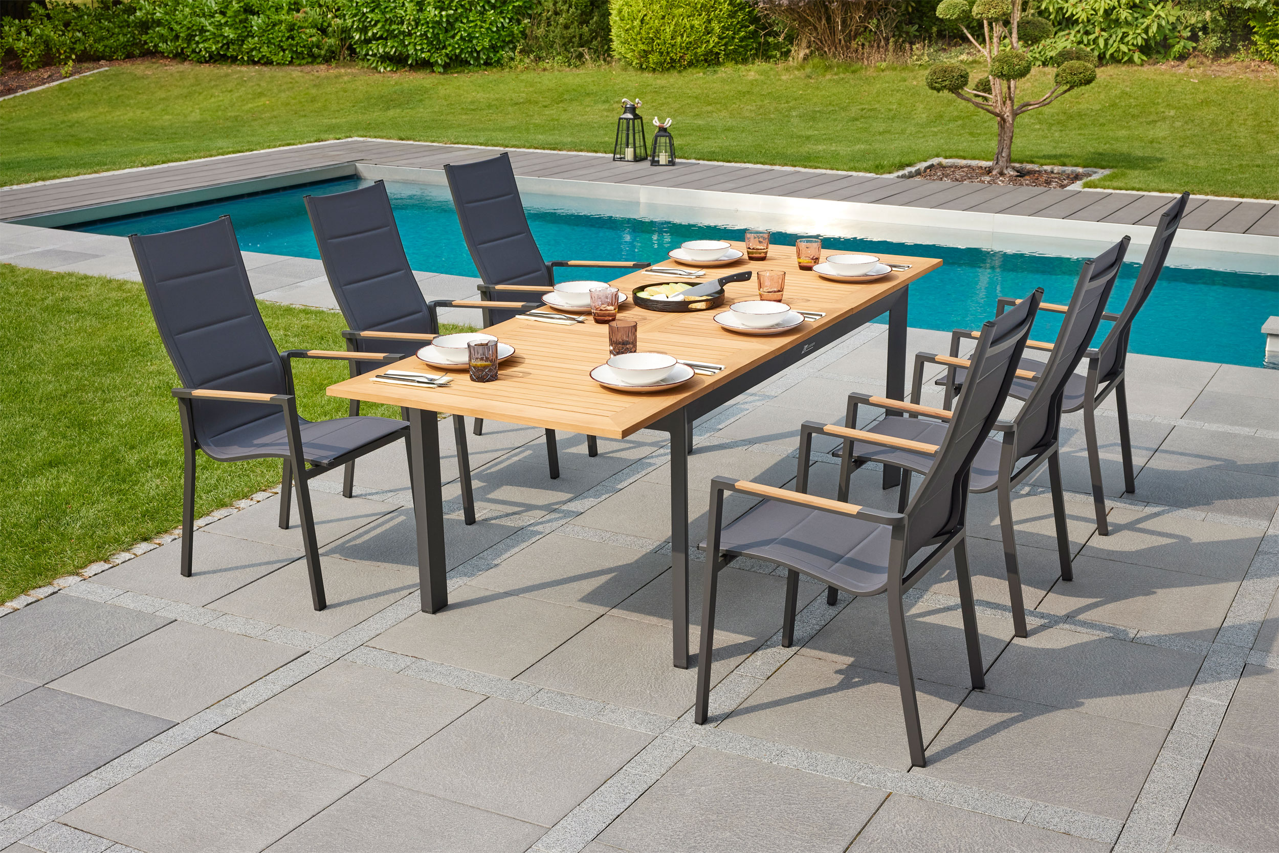 OUTDOOR Alu Textilene Hochlehner image number 3