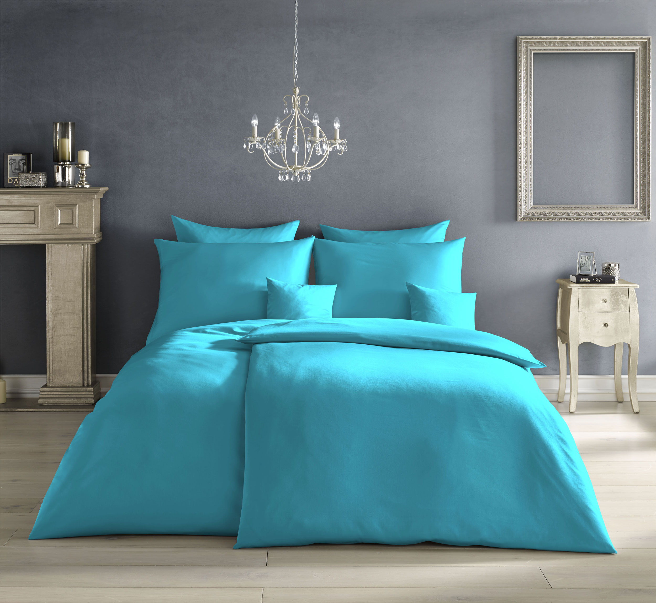 Fleuresse Uni-Satin-Kissenbezug image number 2