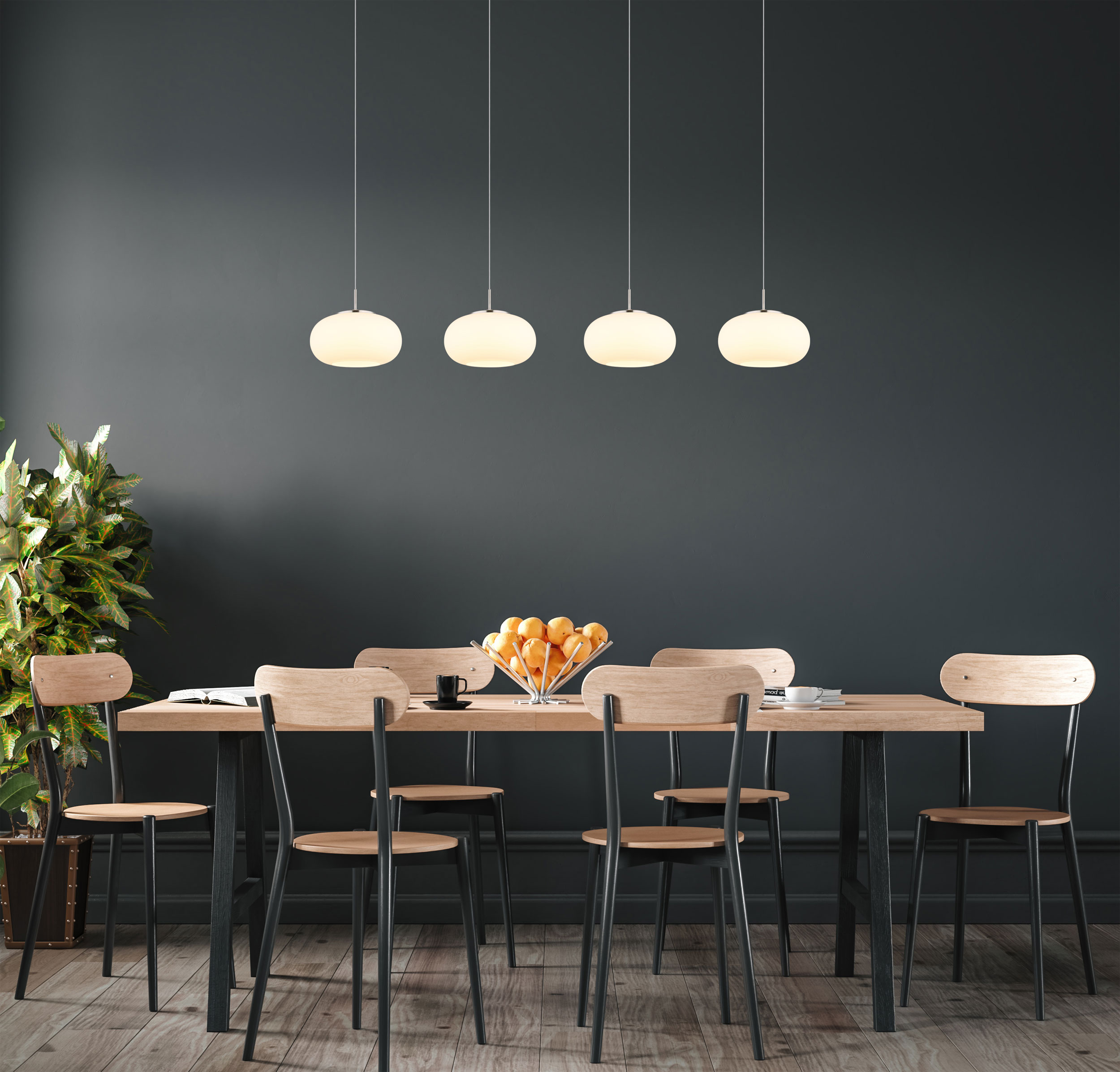 Globo LED-Pendelleuchte 4flg image number 3