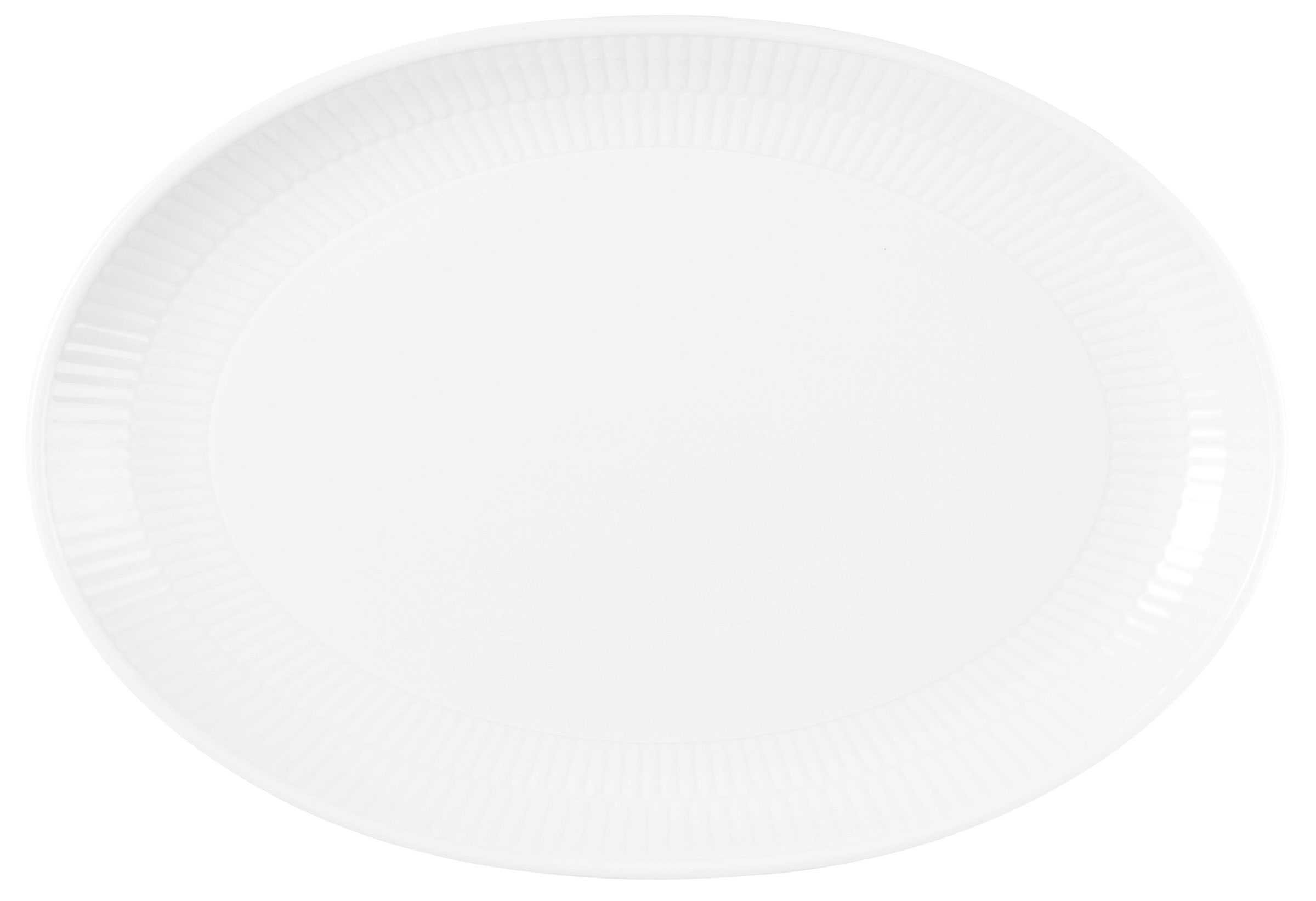 Seltmann Servierplatte oval 35x24cm weiß Porzellan