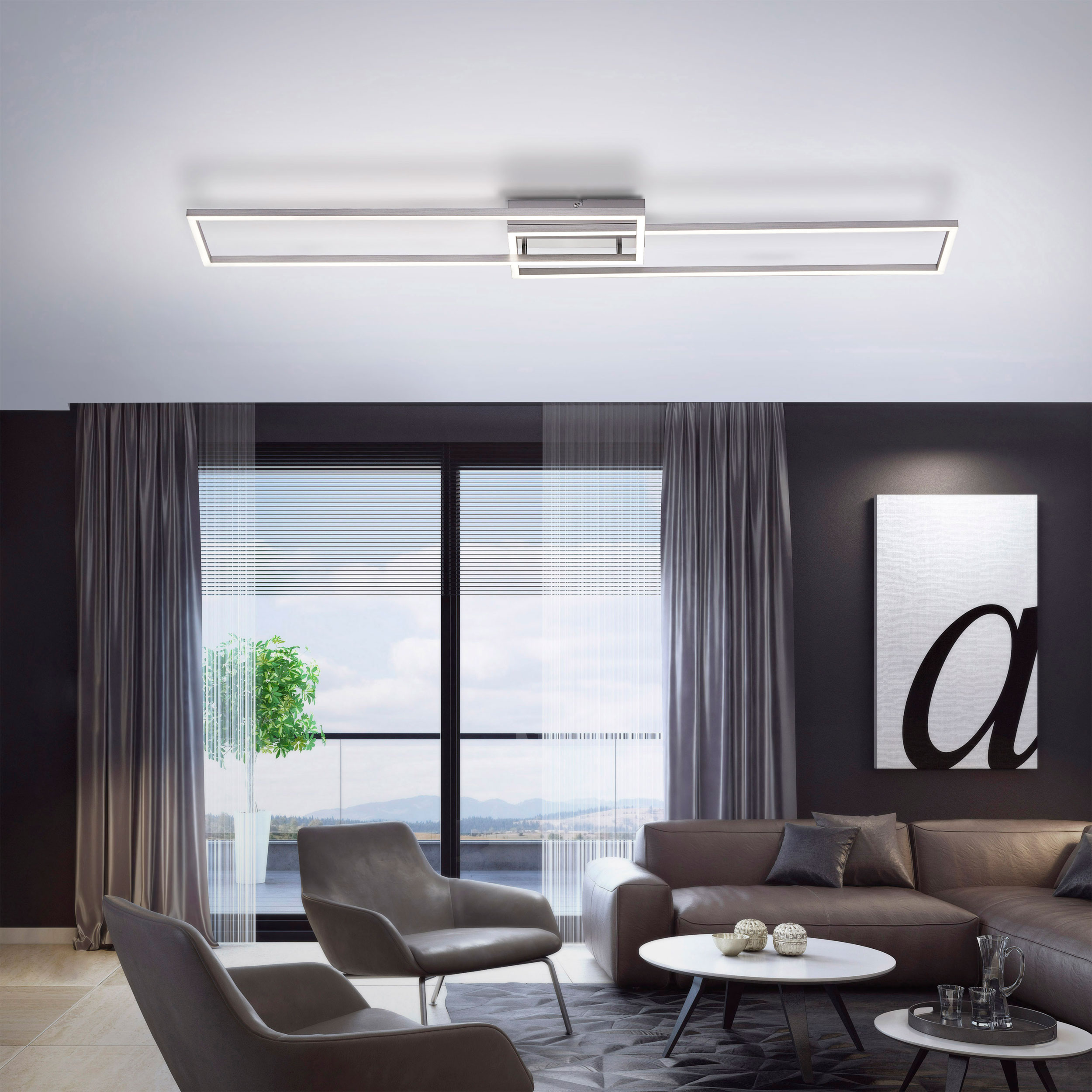 JUST LIGHT. LED-Deckenleuchte 2flg image number 6
