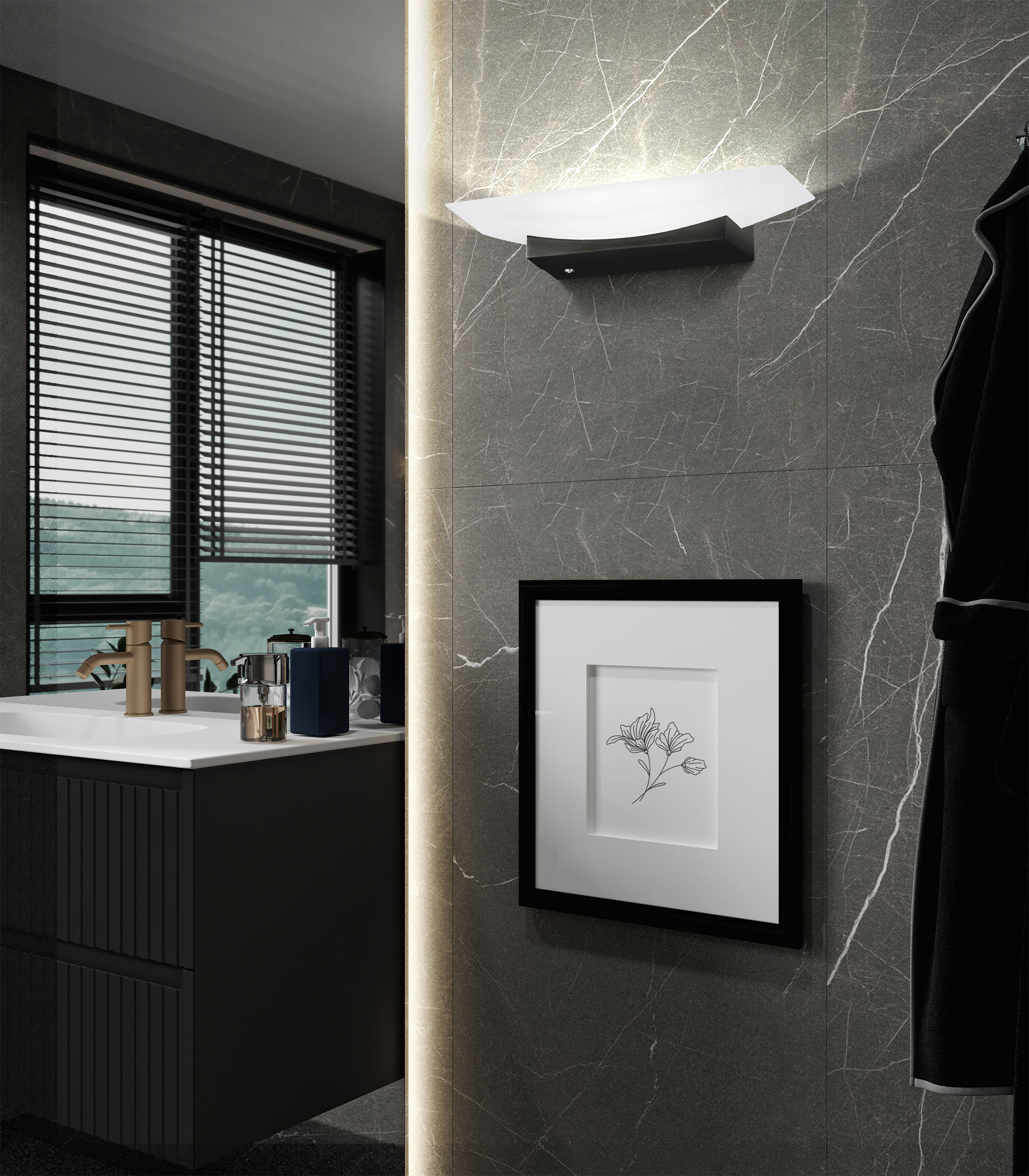 Fischer & Honsel LED-Wandleuchte 1flg image number 3