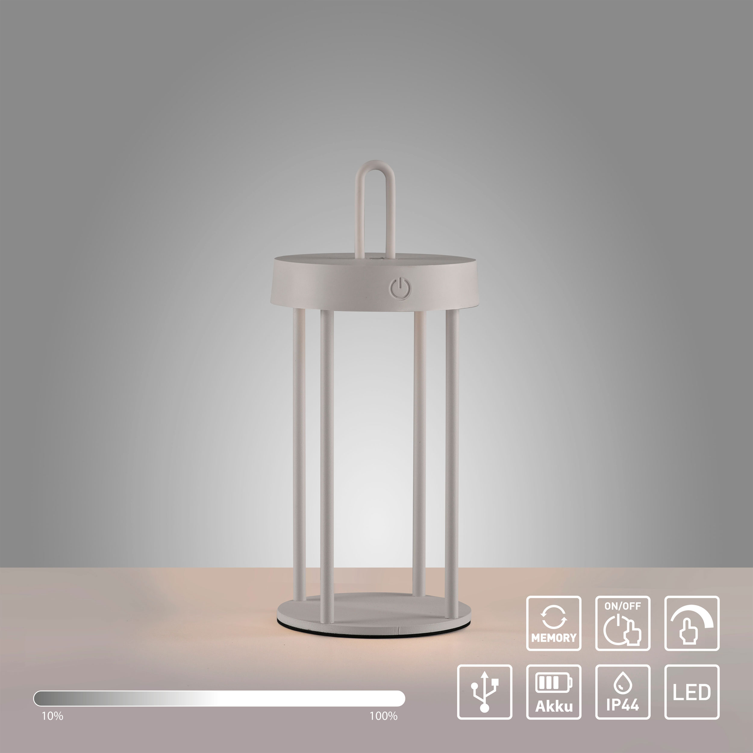 JUST LIGHT. LED-Akku-Tischleuchte 1flg image number 8