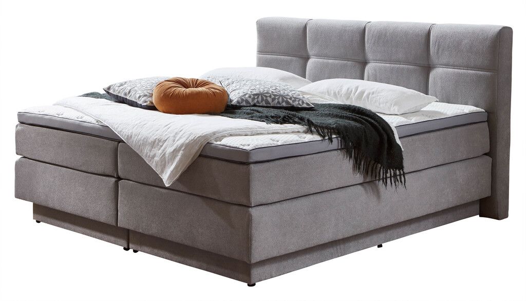 Grau Boxspringbett