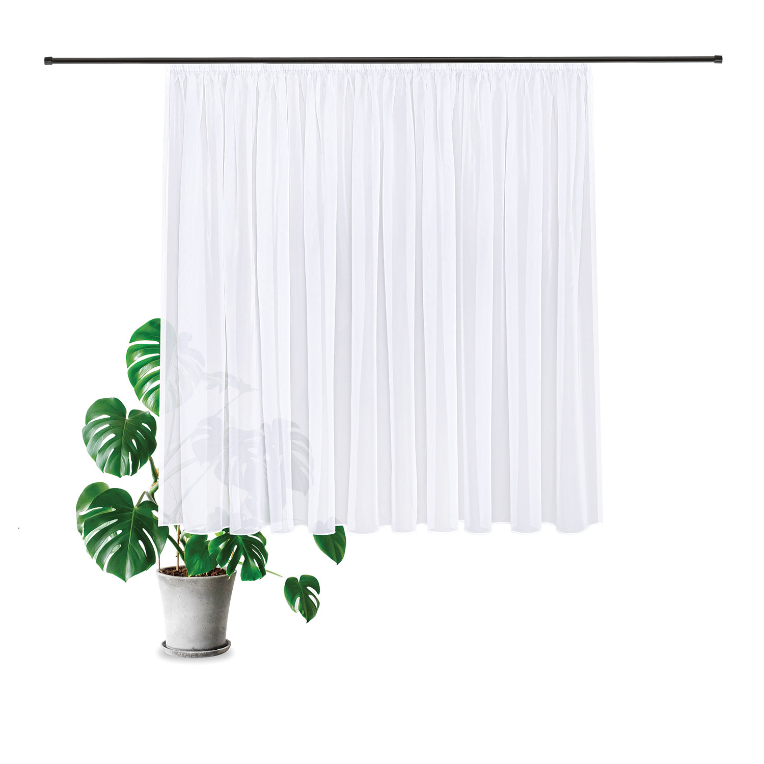 Gerster Store Voile recycelt image number 2