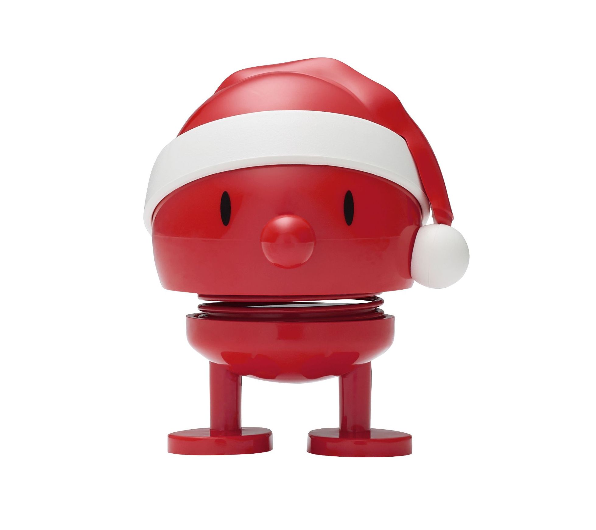 F&H Group Hoptimist Santa Klein in Rot aus Stahl Dekofigur für Weihnachten