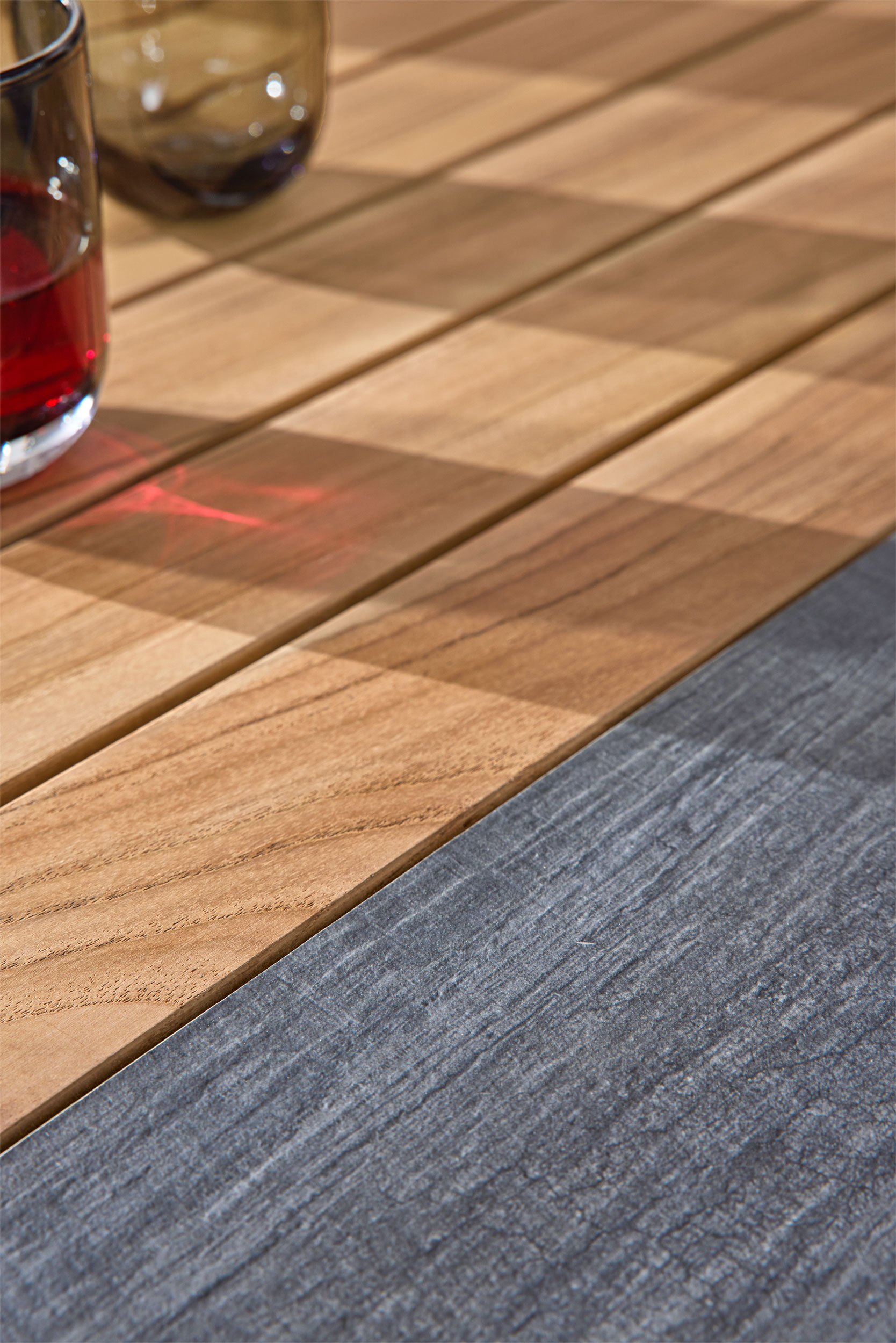 Ausziehtisch Keramik/Teak image number null