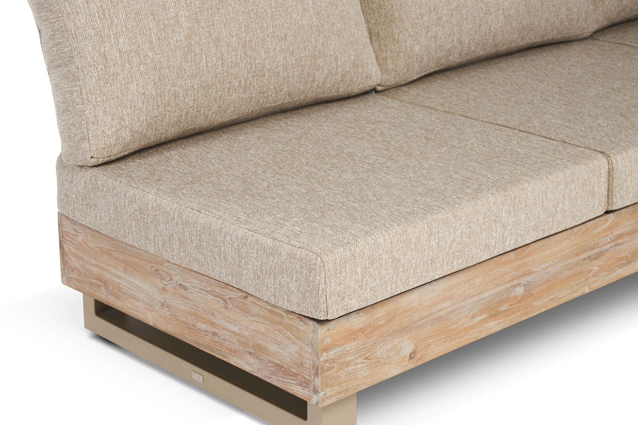 Gartensofaset Teak 3 tlg. image number null