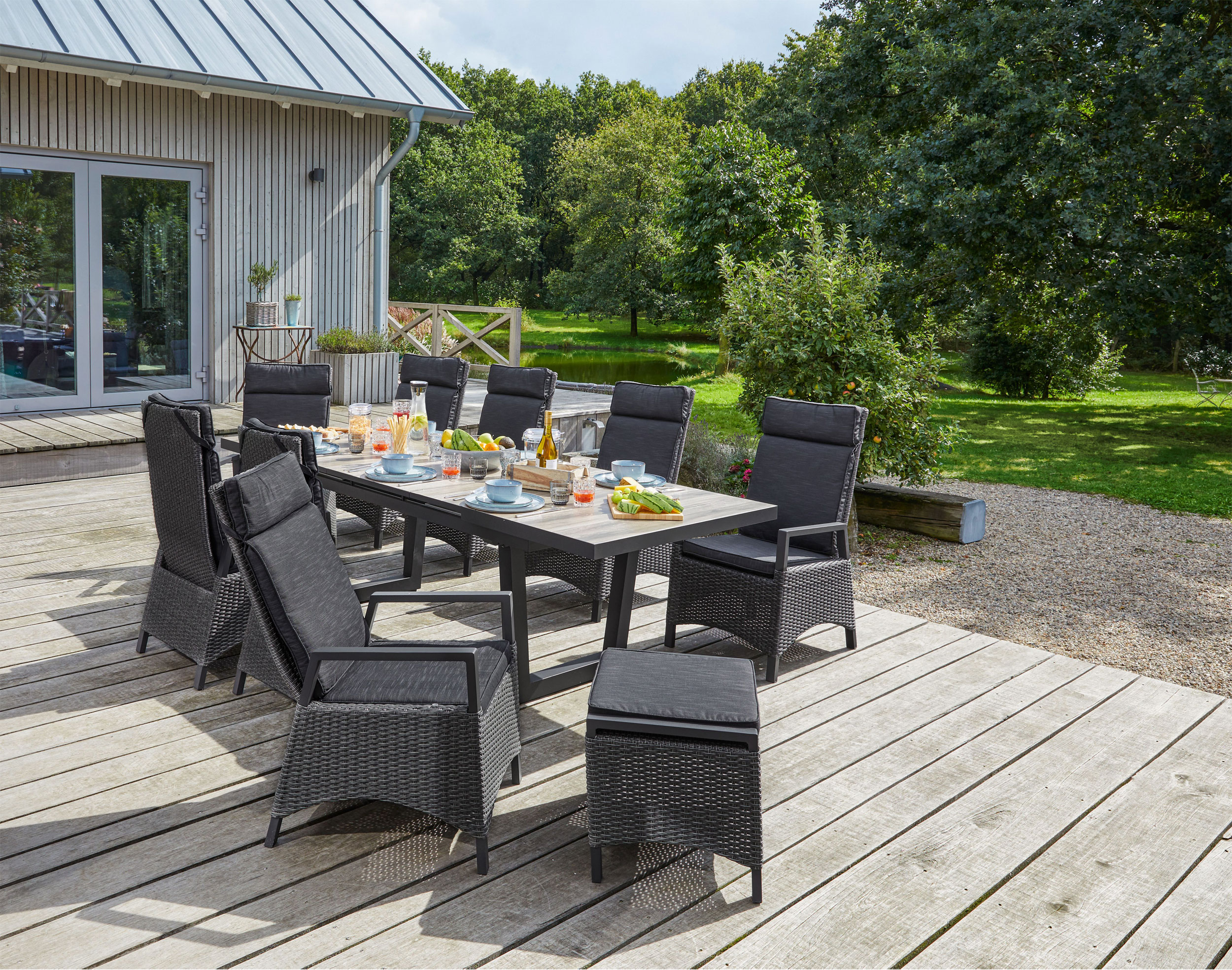 OUTDOOR Gartentisch ausziehbar Keramik image number 6